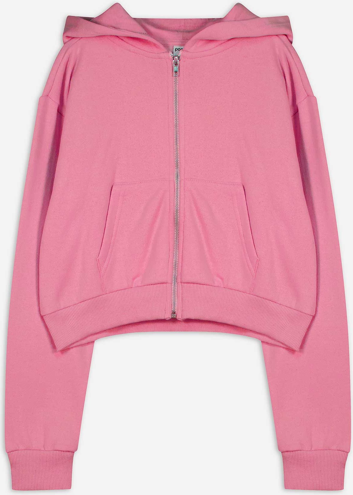 Sweatjacke - Kapuze - pink