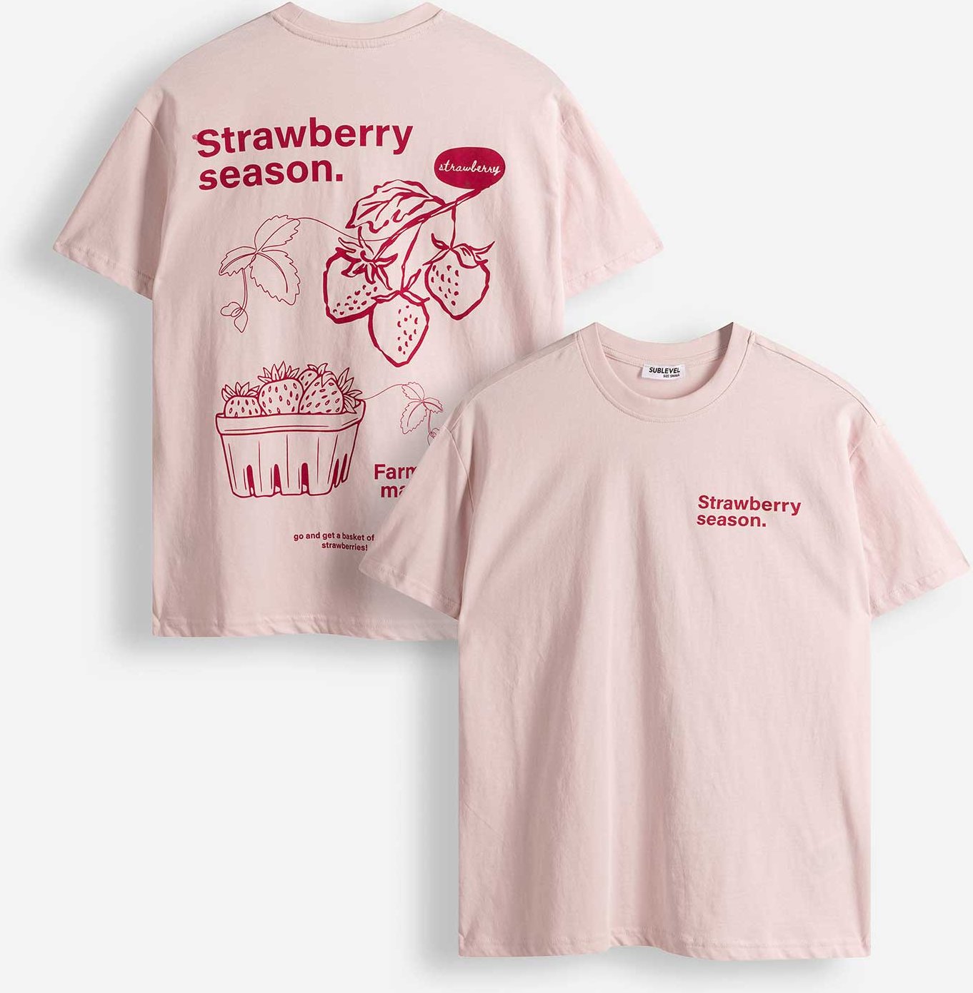 T-Shirt - Print - pink