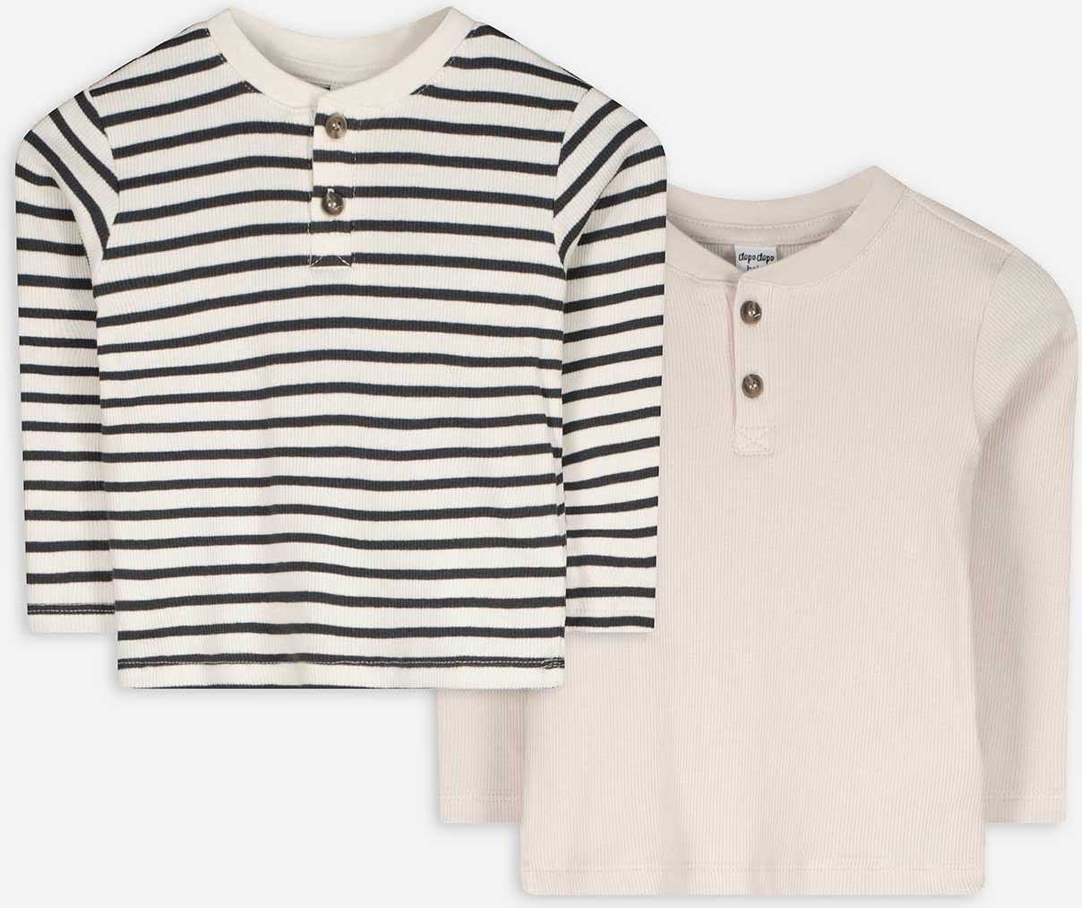 Langarmshirt - 2er-Pack