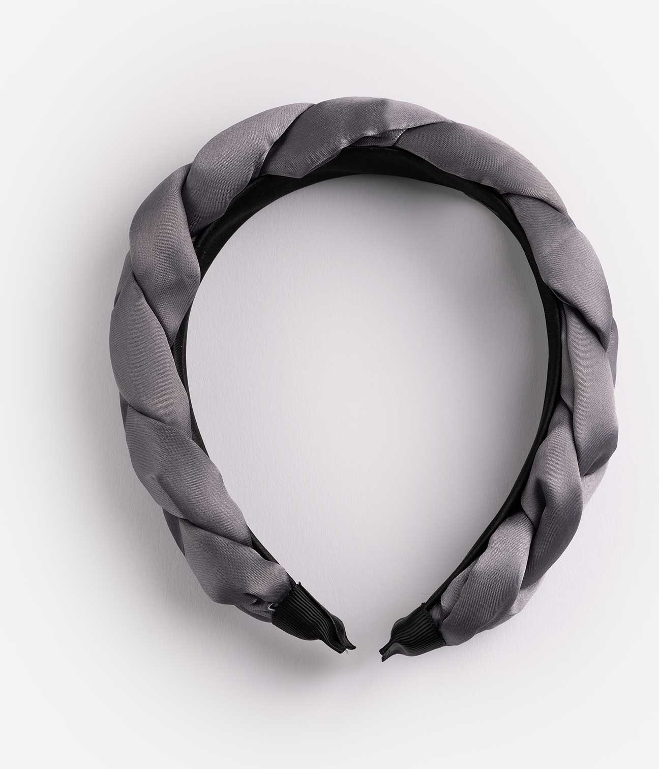 Haarschmuck - Weiches Material - hellgrau
