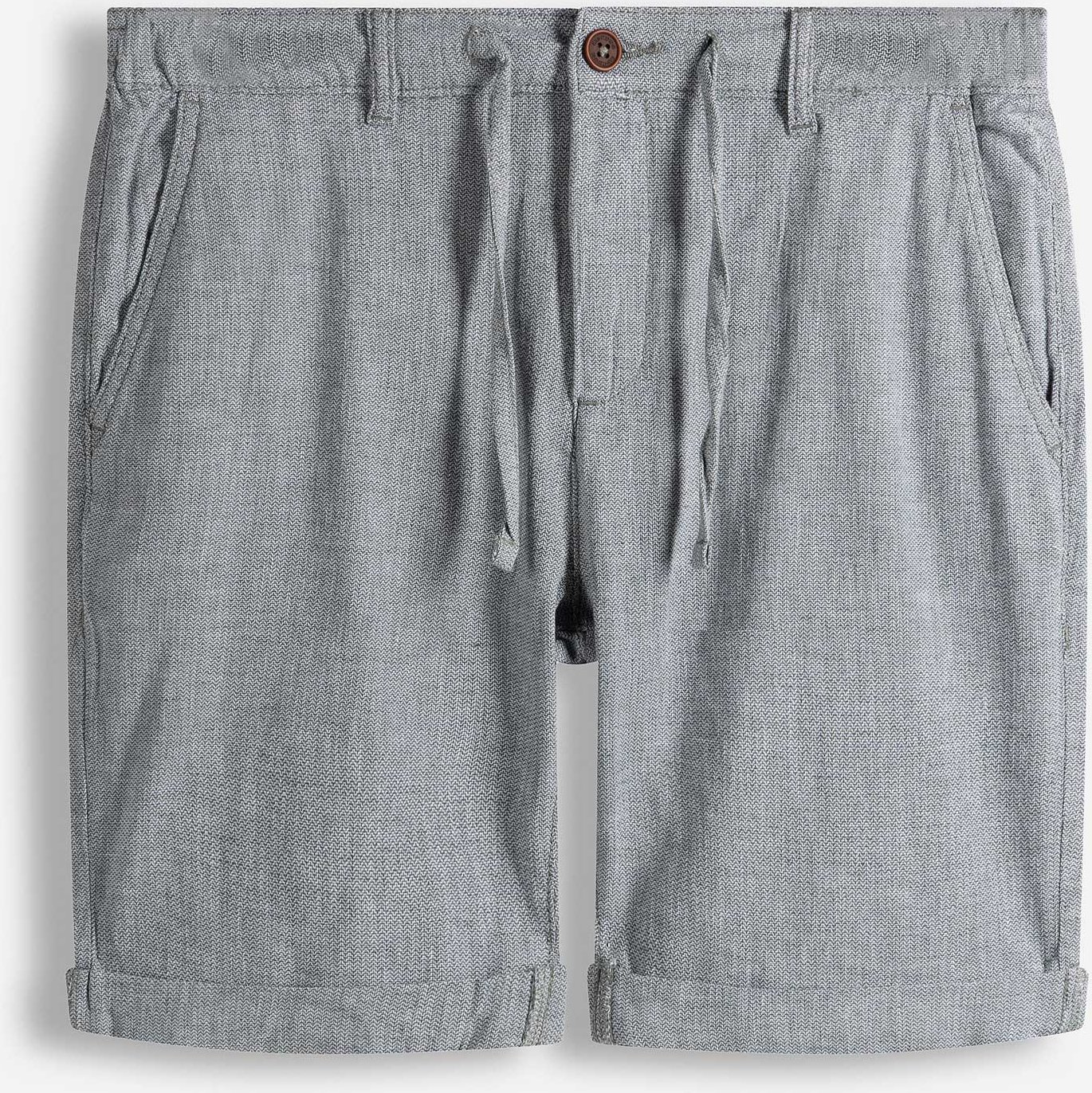 Shorts - Fixierter Beinumschlag - grün