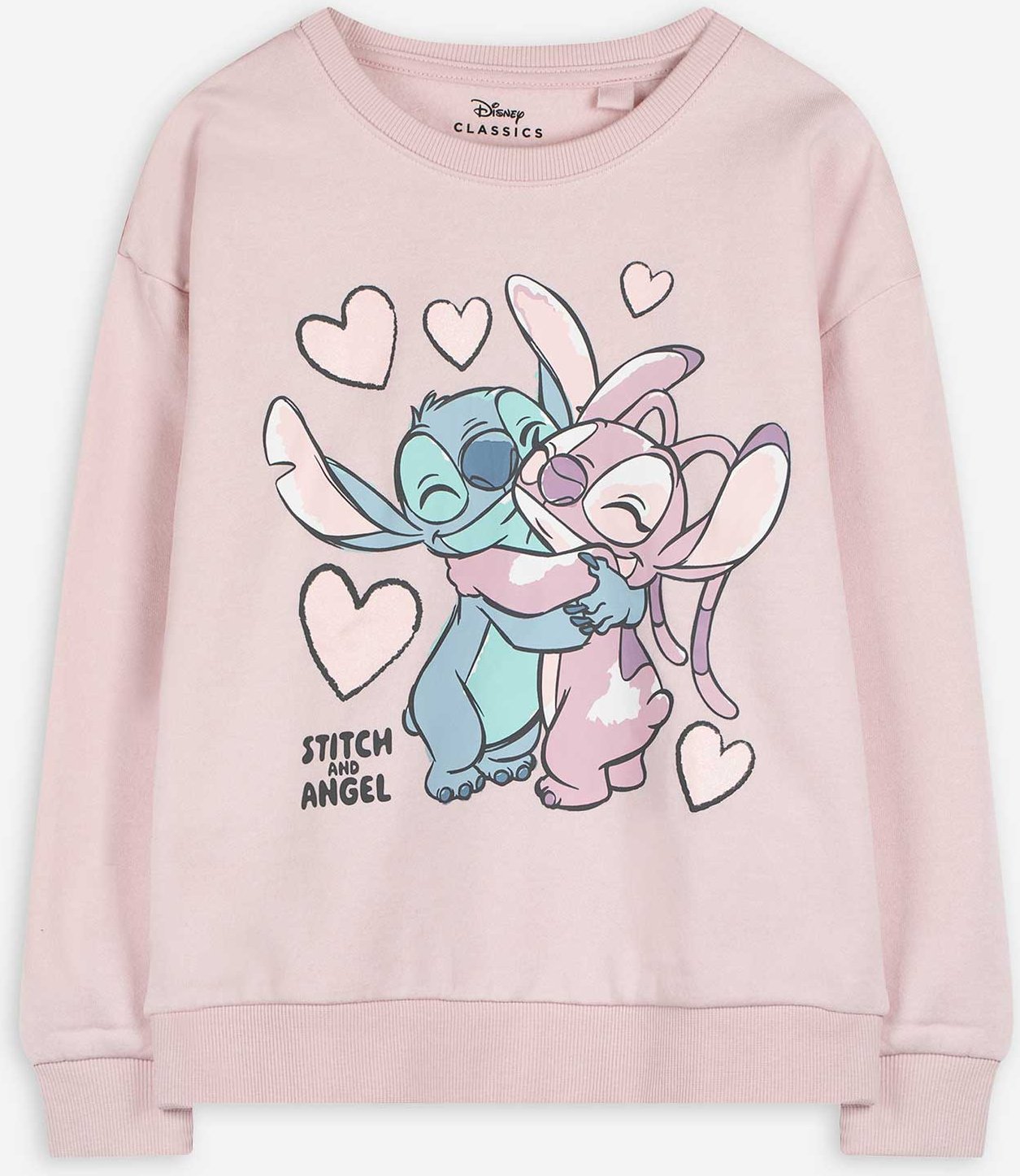 Sweatshirt - Lilo & Stitch - rosa
