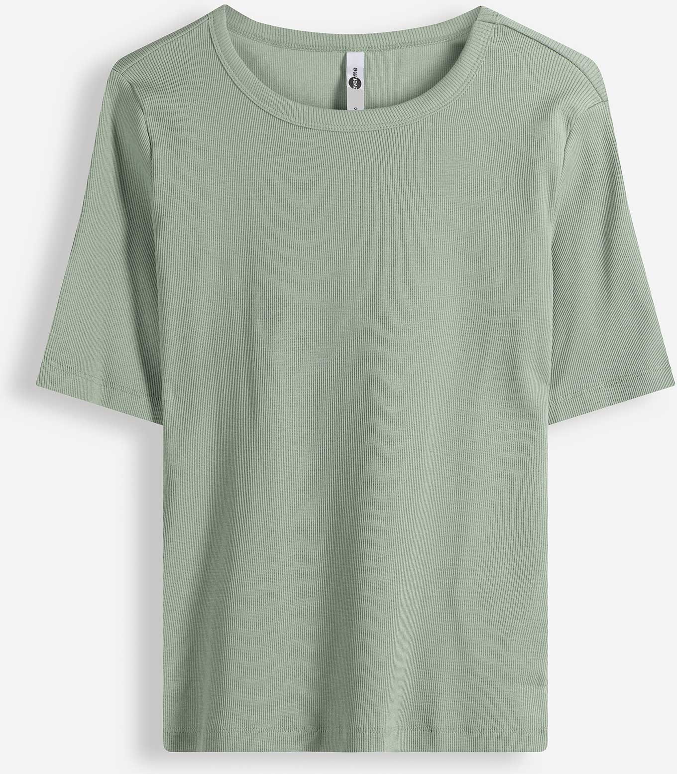 Thumbnail - T-Shirt - Rippenstruktur - türkis