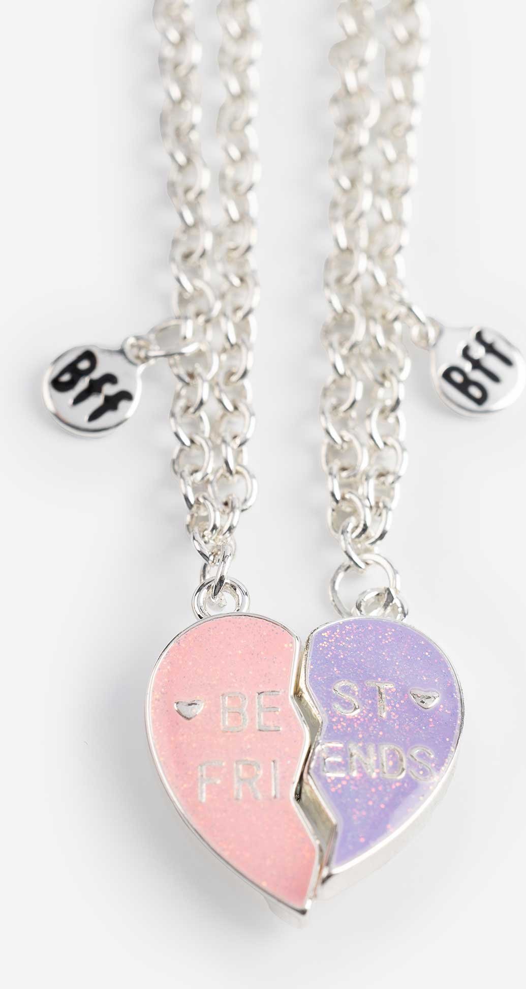 Freunschaftsarmband - 2er-Pack - silberfarben