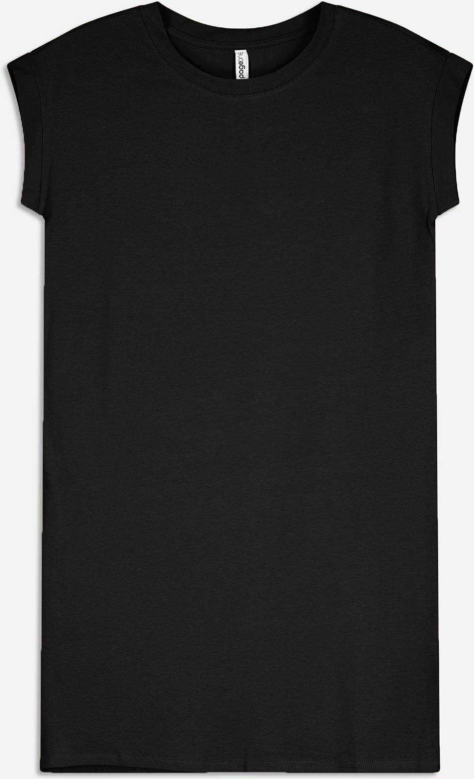 Kleid - gerade geschnitten - schwarz