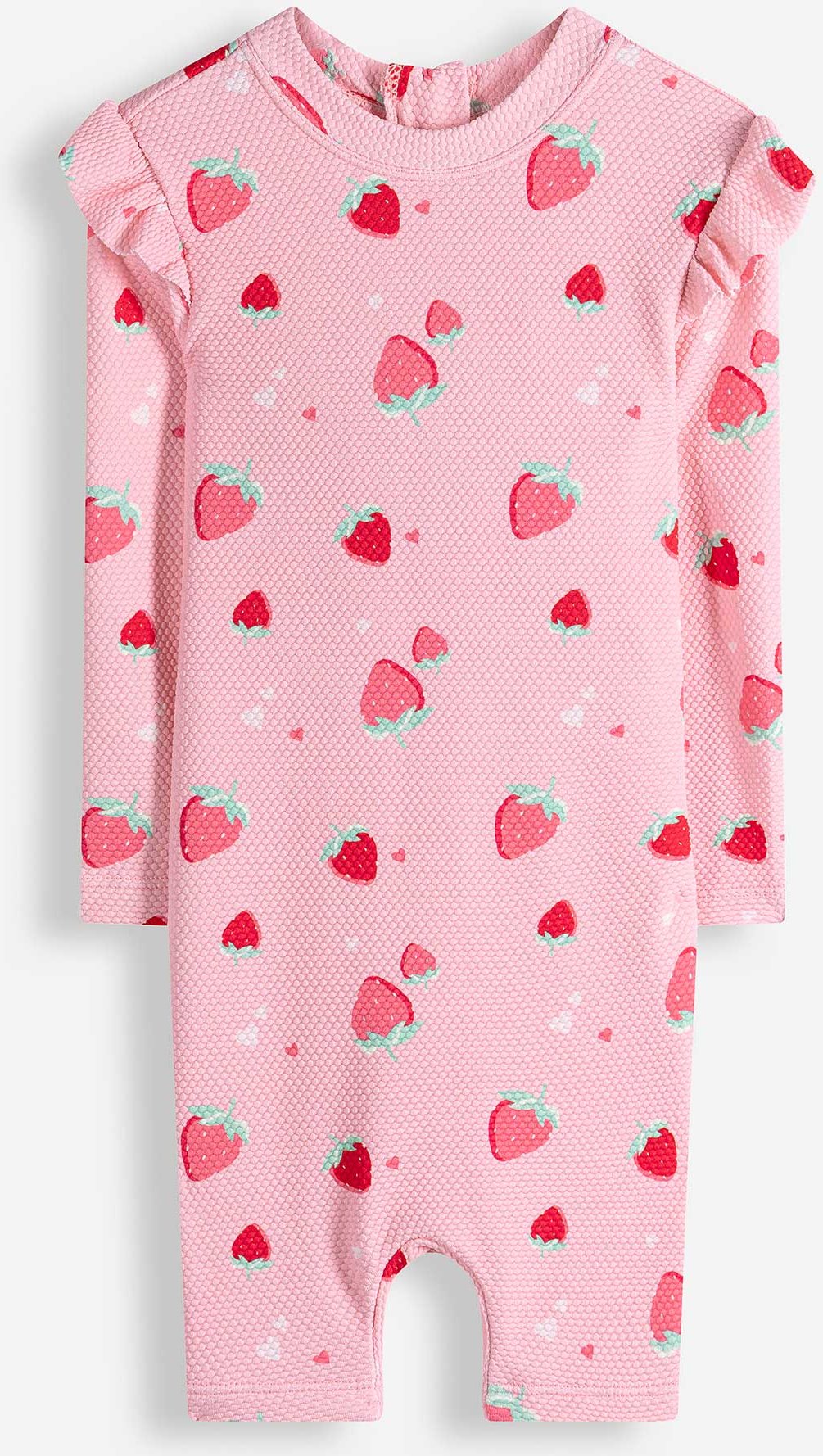 UV-Anzug - Allover-Print - rosa