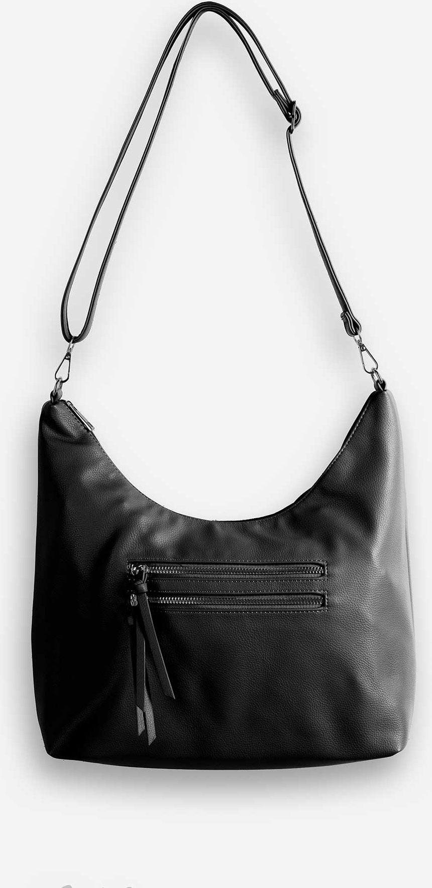 Tasche - Kunstleder - schwarz