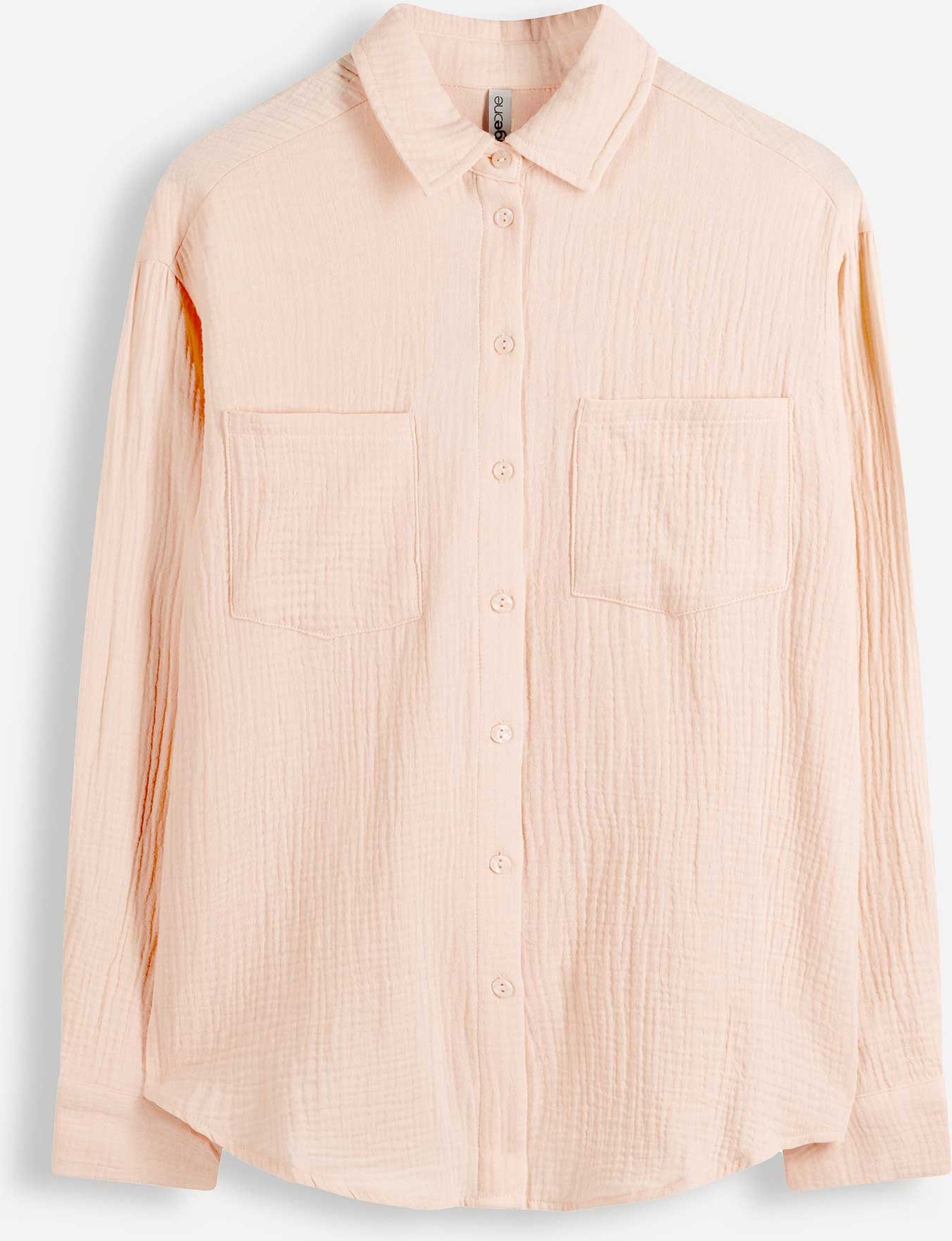 Bluse - einfarbig - rosa