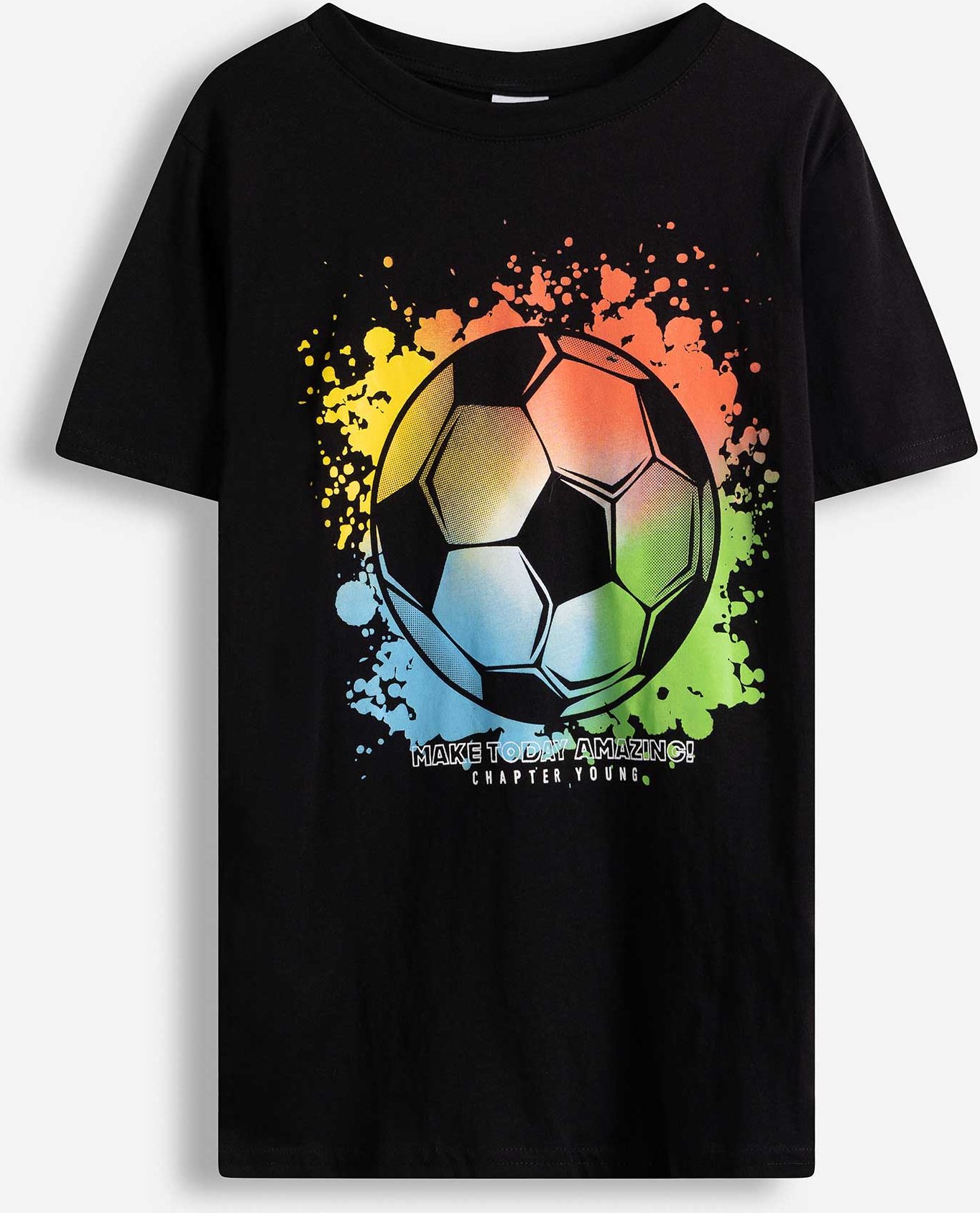 T-Shirt - Frontprint - schwarz