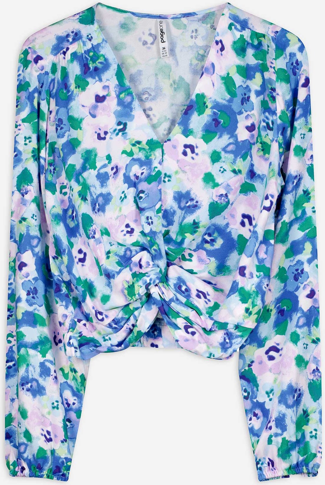 Thumbnail - Cropped Langarmshirt - LENZING™ ECOVERO™