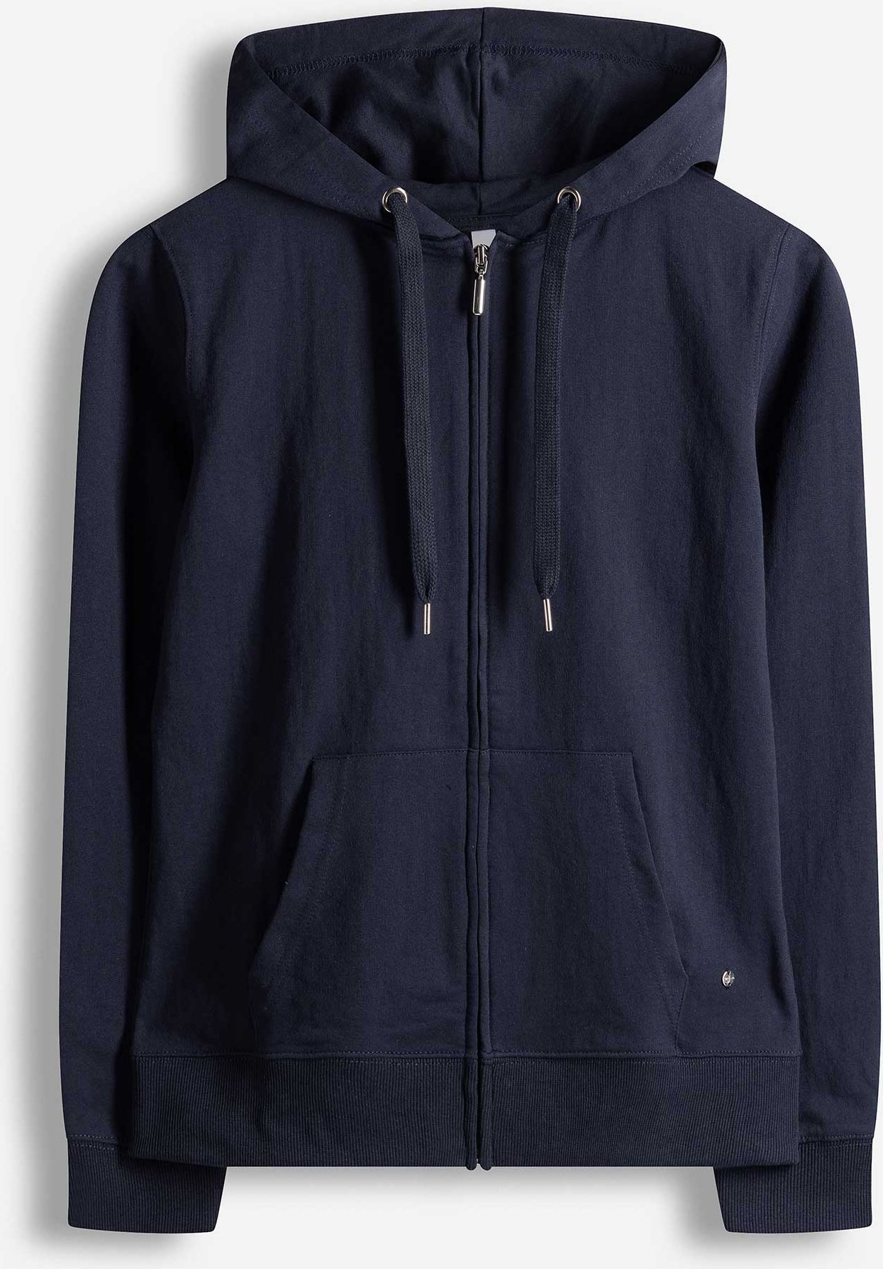 Sweatjacke - Kapuze mit Tunnelzug - dunkelblau