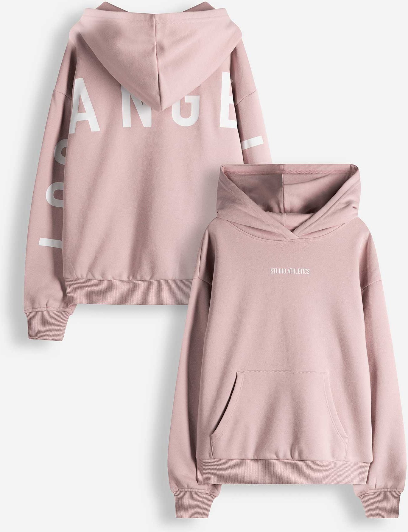 Thumbnail - Hoodie - Print - rosa
