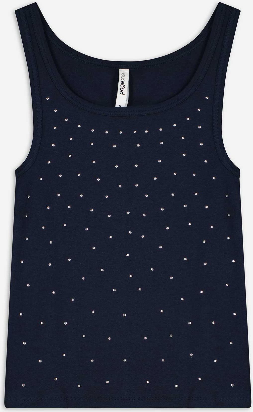 Top - Ziersteine - dunkelblau