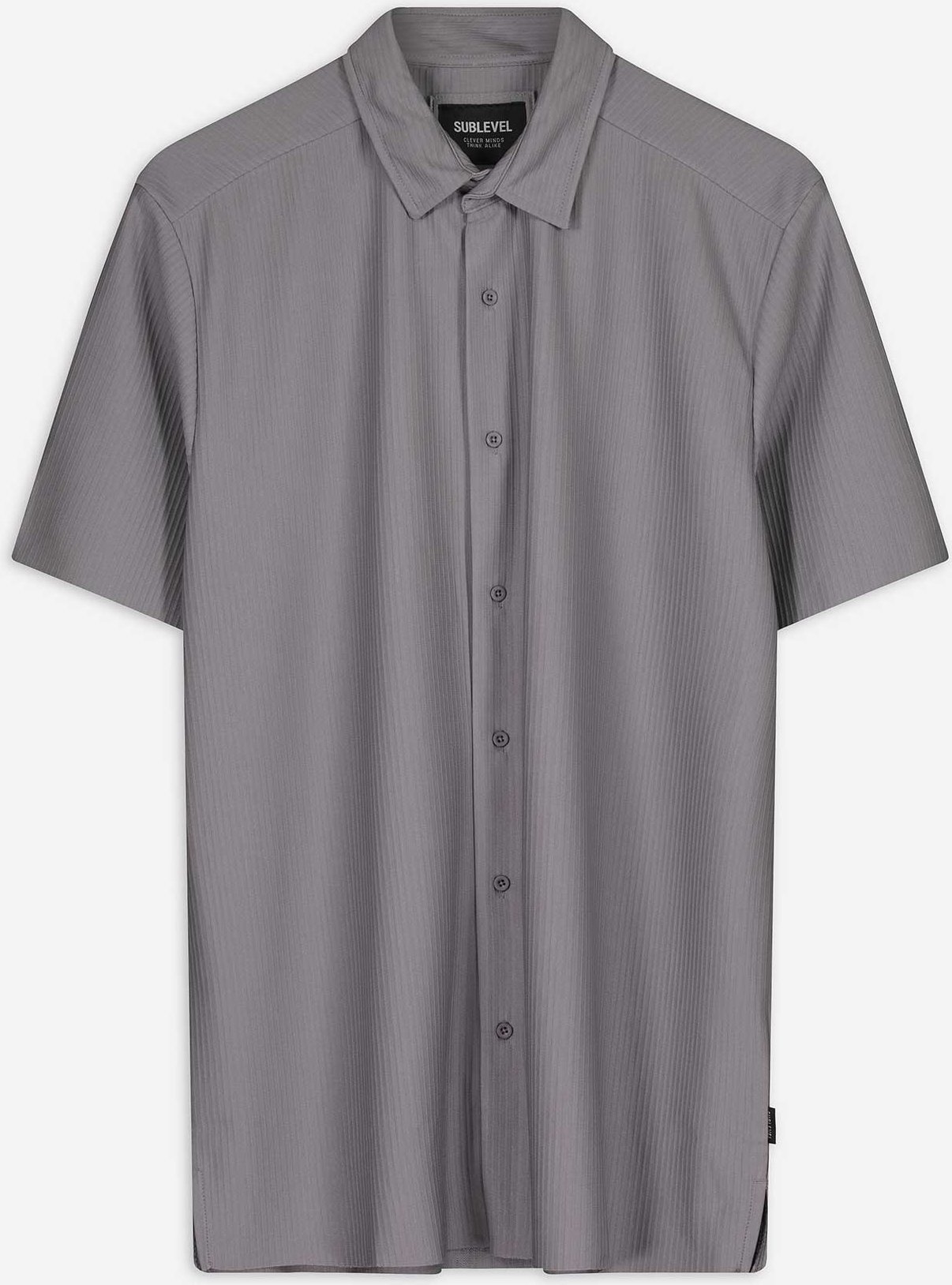 Hemd - einfarbig - beige