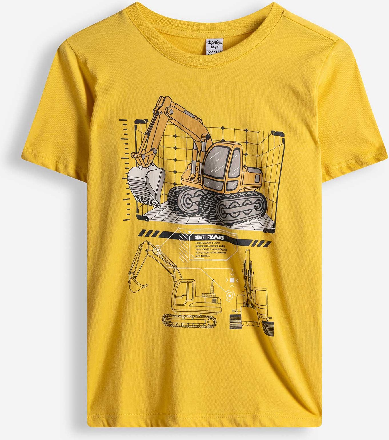 T-Shirt - Frontprint - gelb