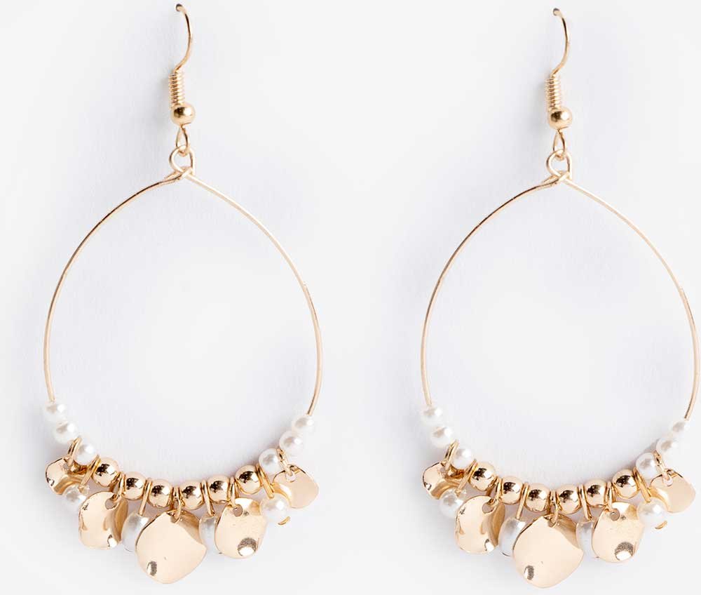 Ohrringe - Zierperlen - goldfarben