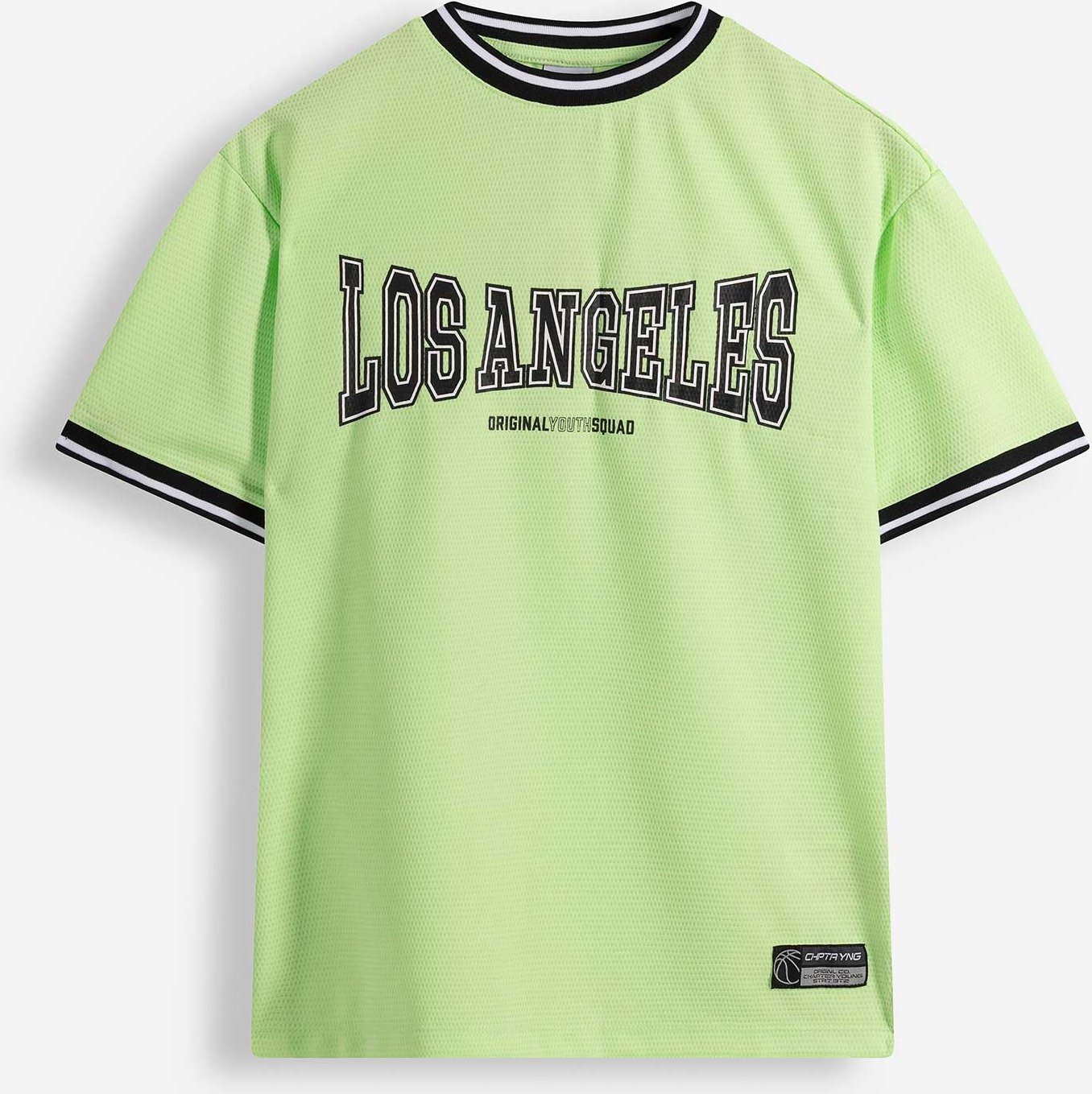 T-Shirt - Mesh - hellgrün