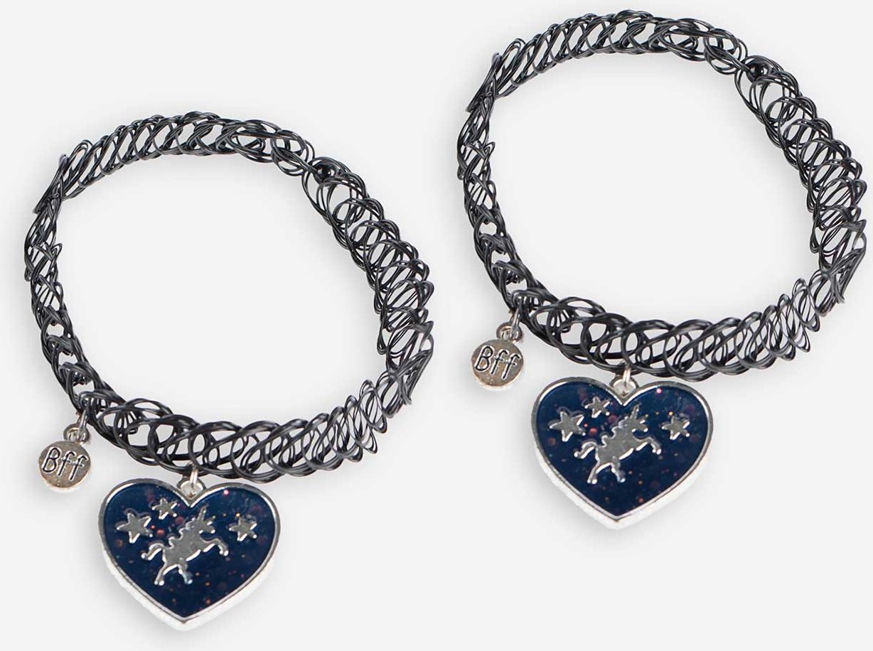 Freunschaftskette - 2er-Pack - silberfarben