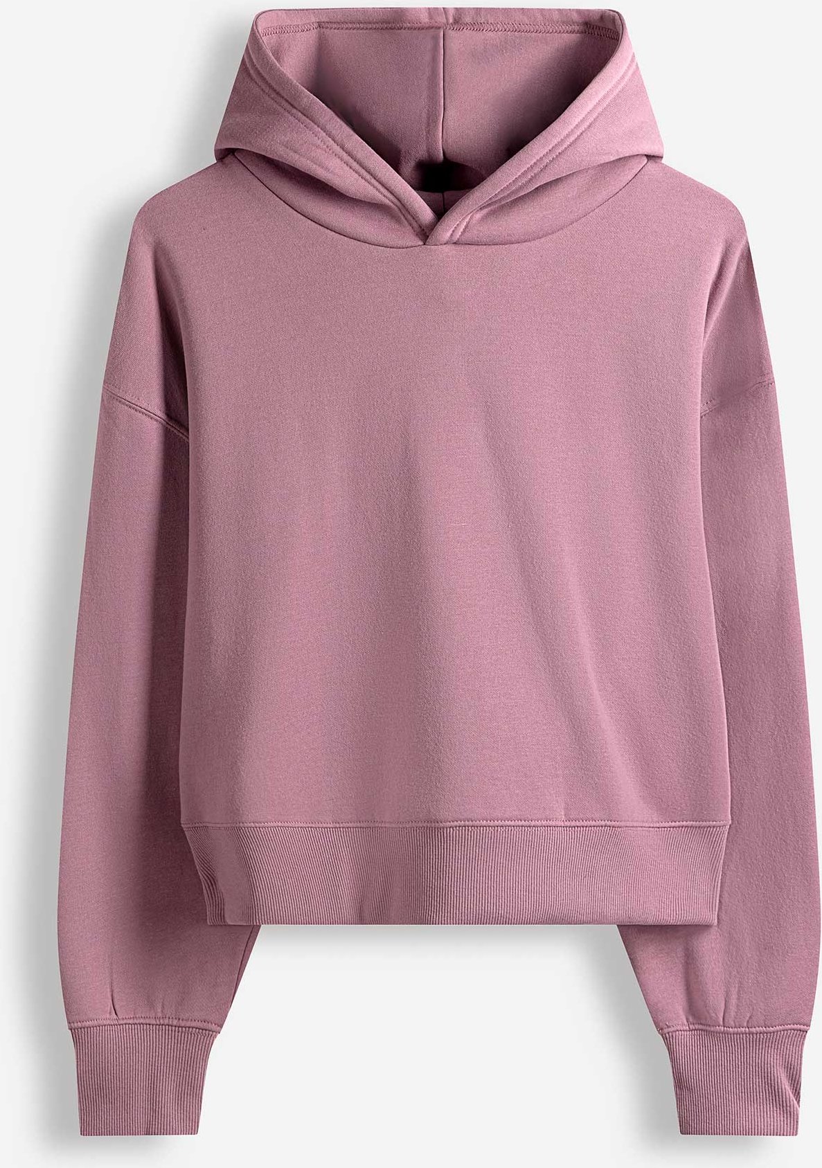 Hoodie - einfarbig - lila