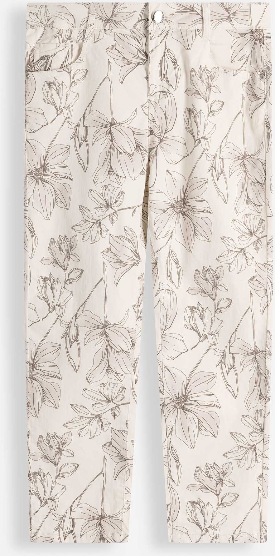 Caprihose - Twill - weiß