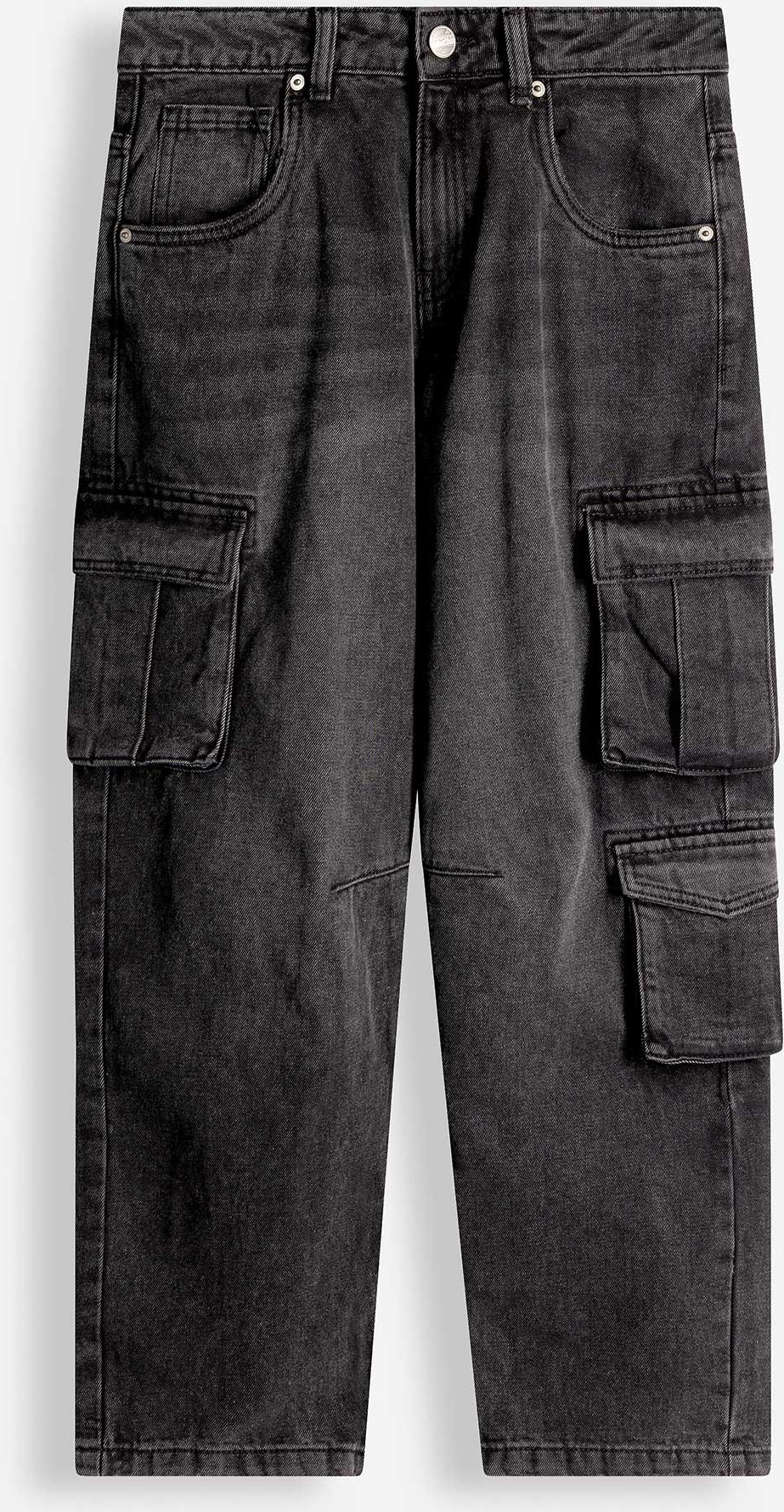 Cargohose - Loose Fit - schwarz