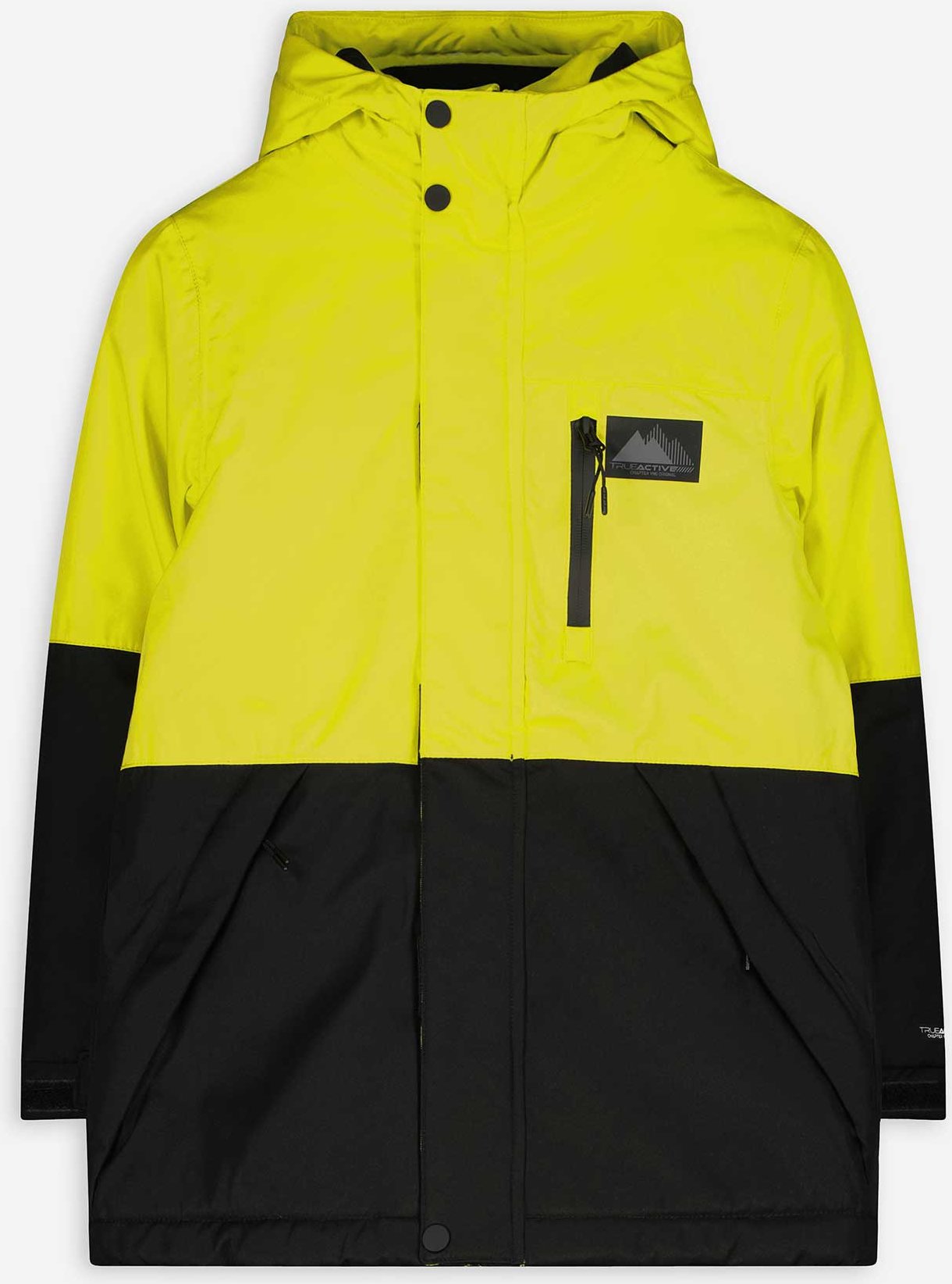 Skijacke - Color-Blocking - gelb