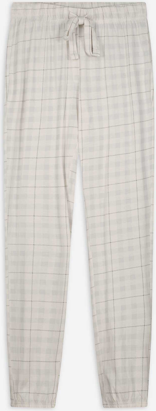 Thumbnail - Pyjamahose - Allover-Muster - weiß