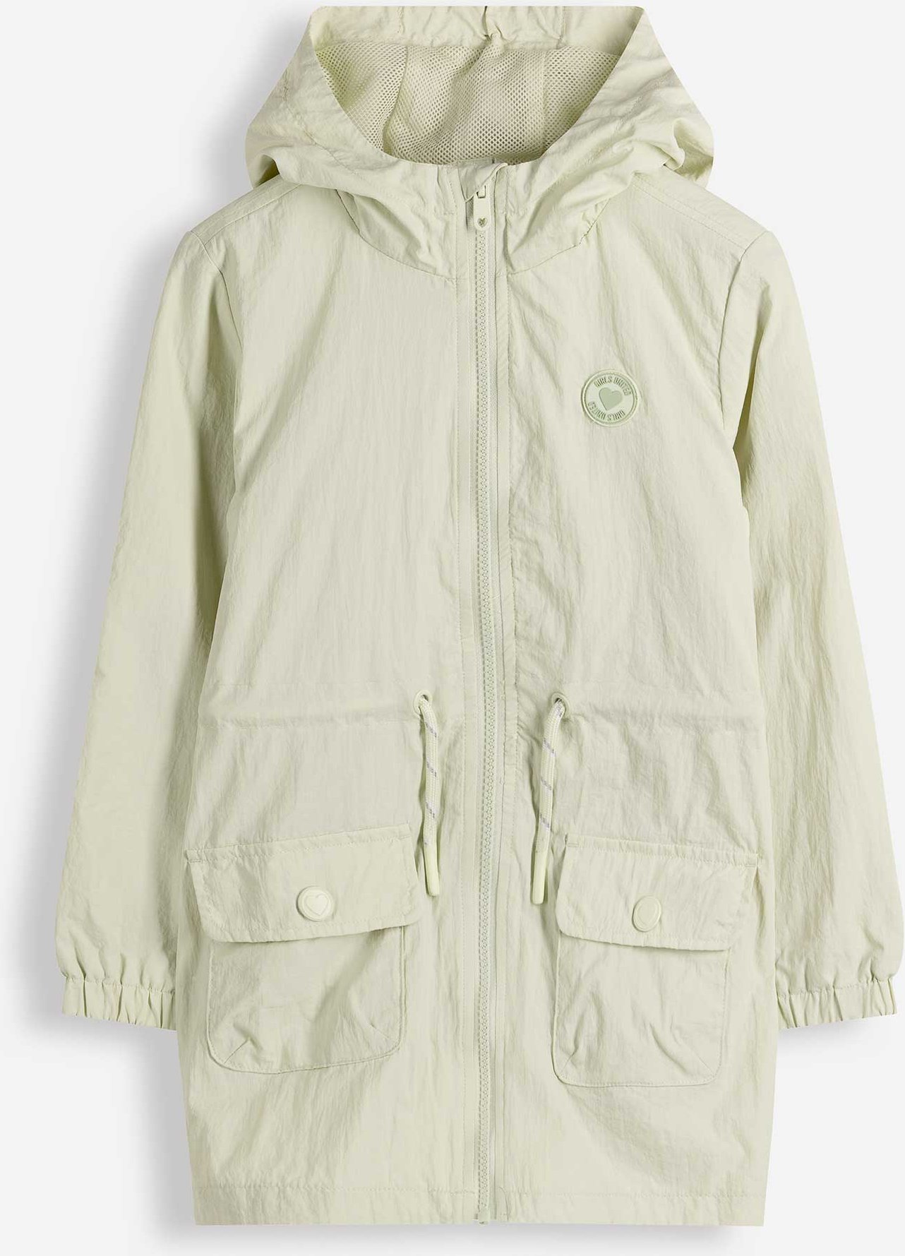 Parka - einfarbig - hellgrün