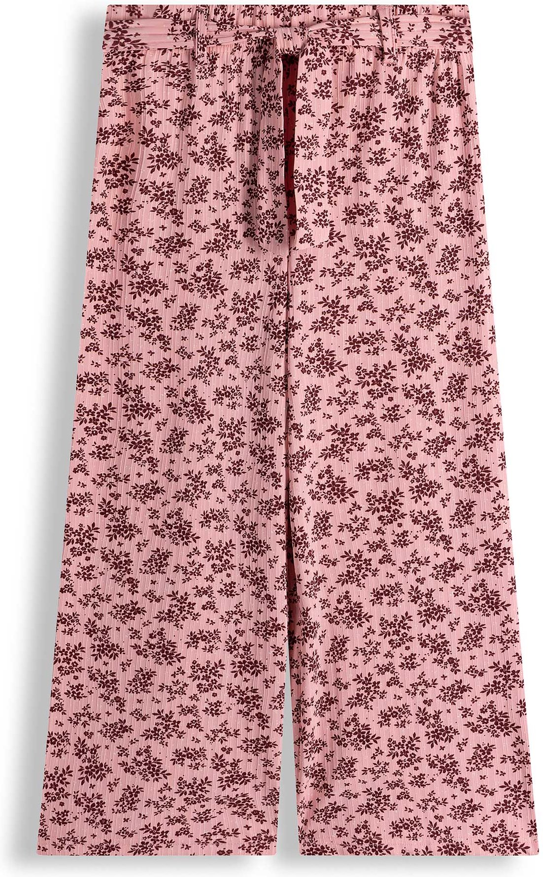 Culotte - Allover-Print - dunkelrot
