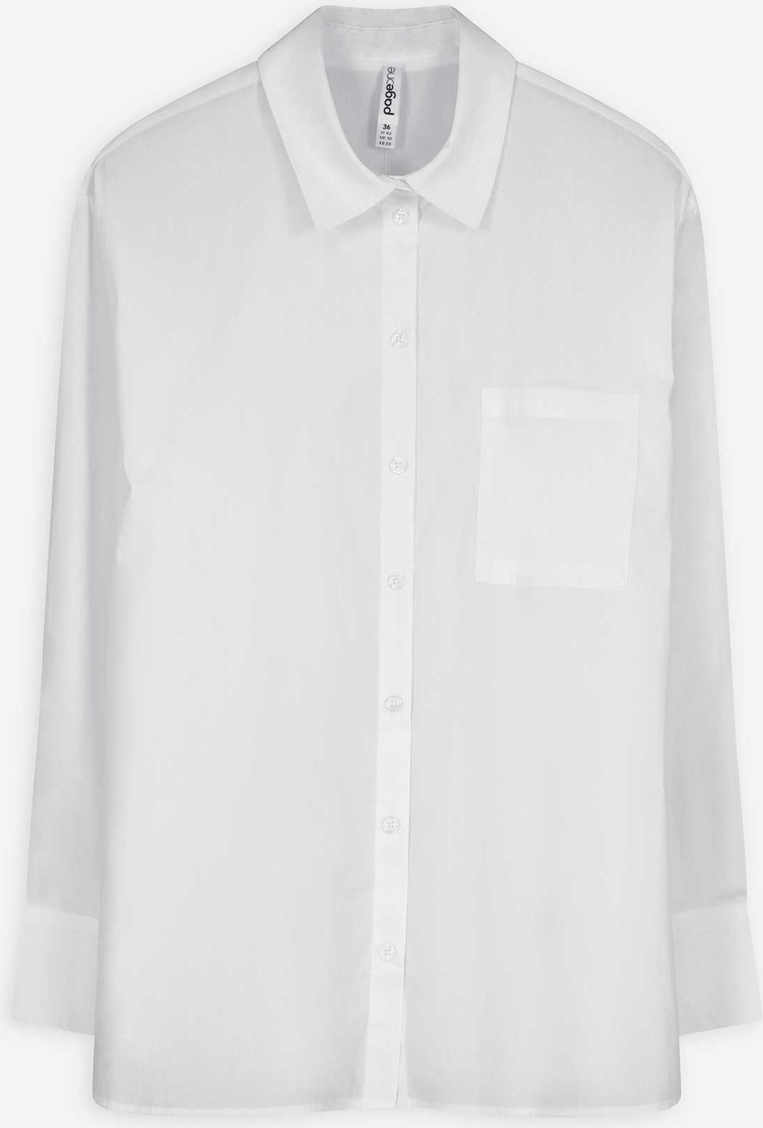 Thumbnail - Bluse - Webstoff - weiß