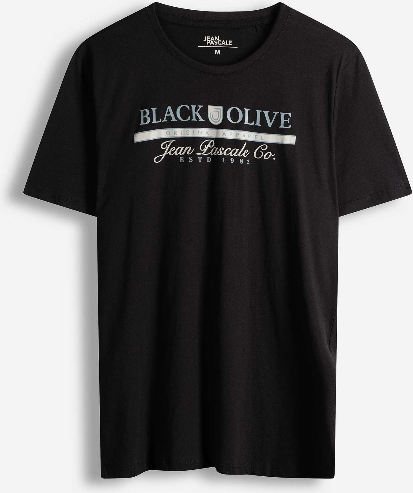 T-Shirt - Frontprint - schwarz