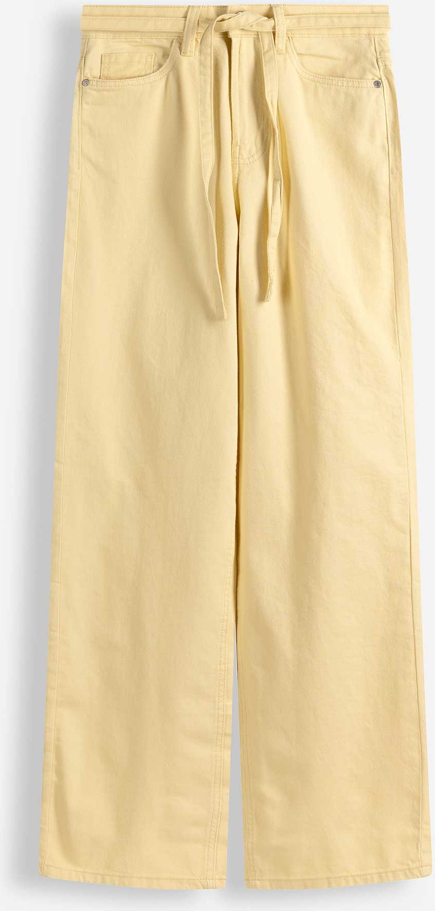 Jeans - Straight Fit - hellgelb