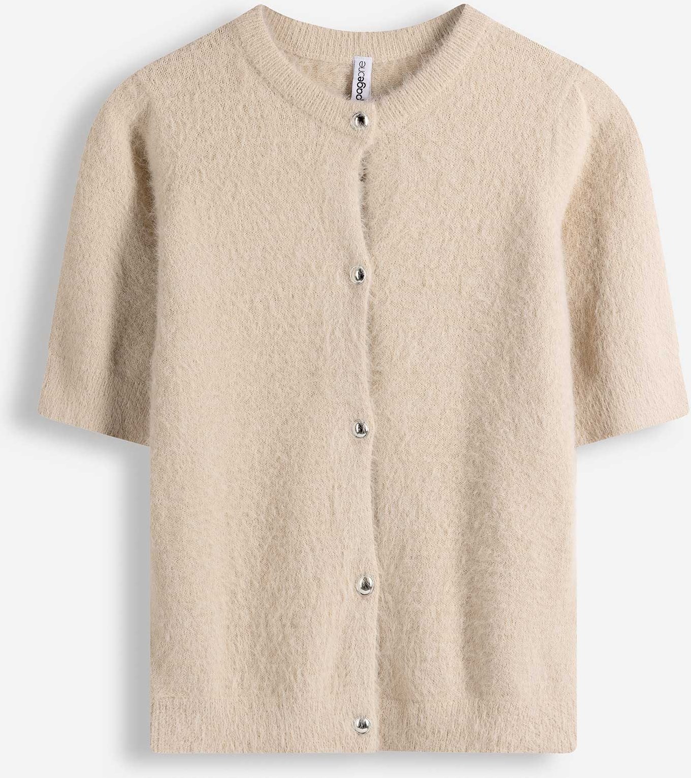 Cardigan - Knopfleiste - weiß