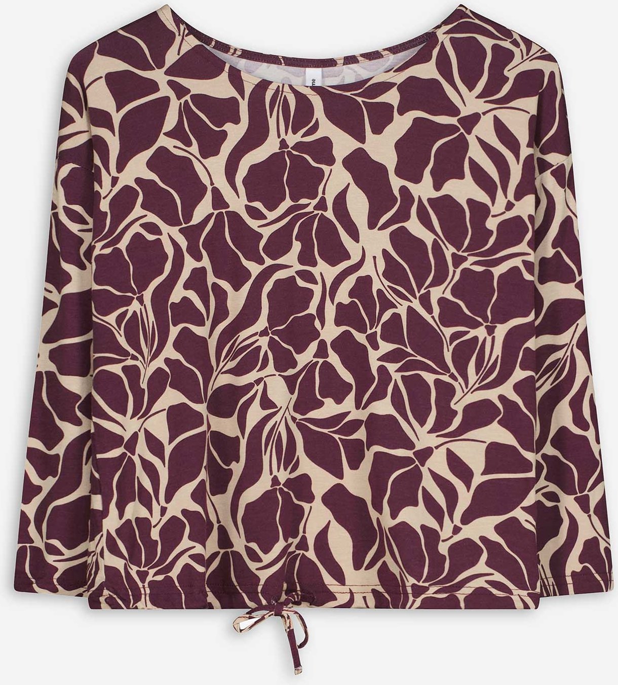 Shirt - Knotendetail - beige