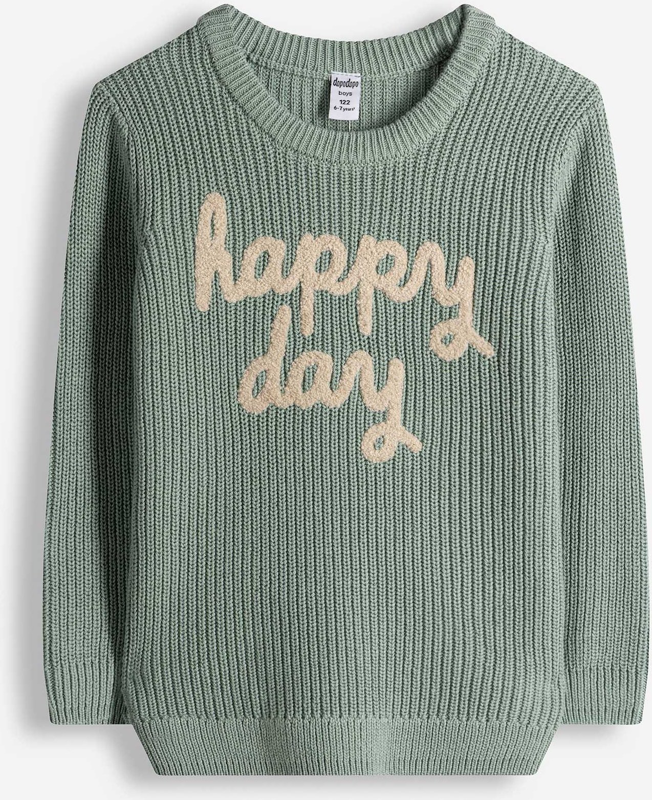 Pullover - Stickereien - grün