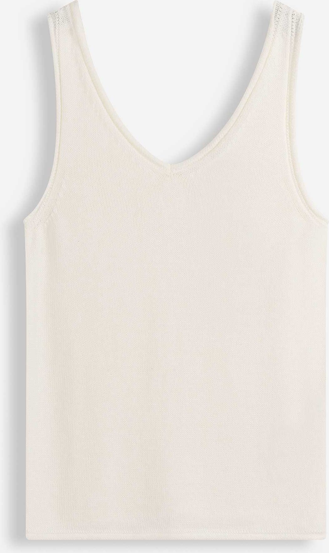 Stricktop - Viskose-Mix - weiß