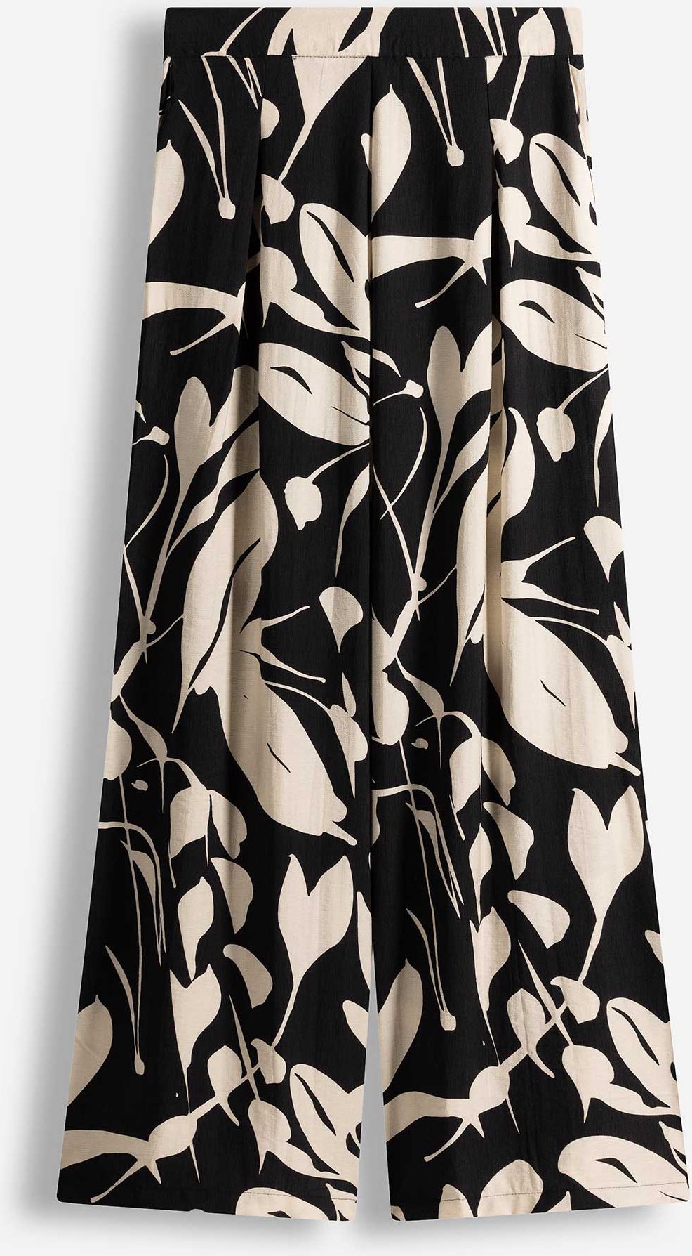 Hose - Allover-Print - schwarz