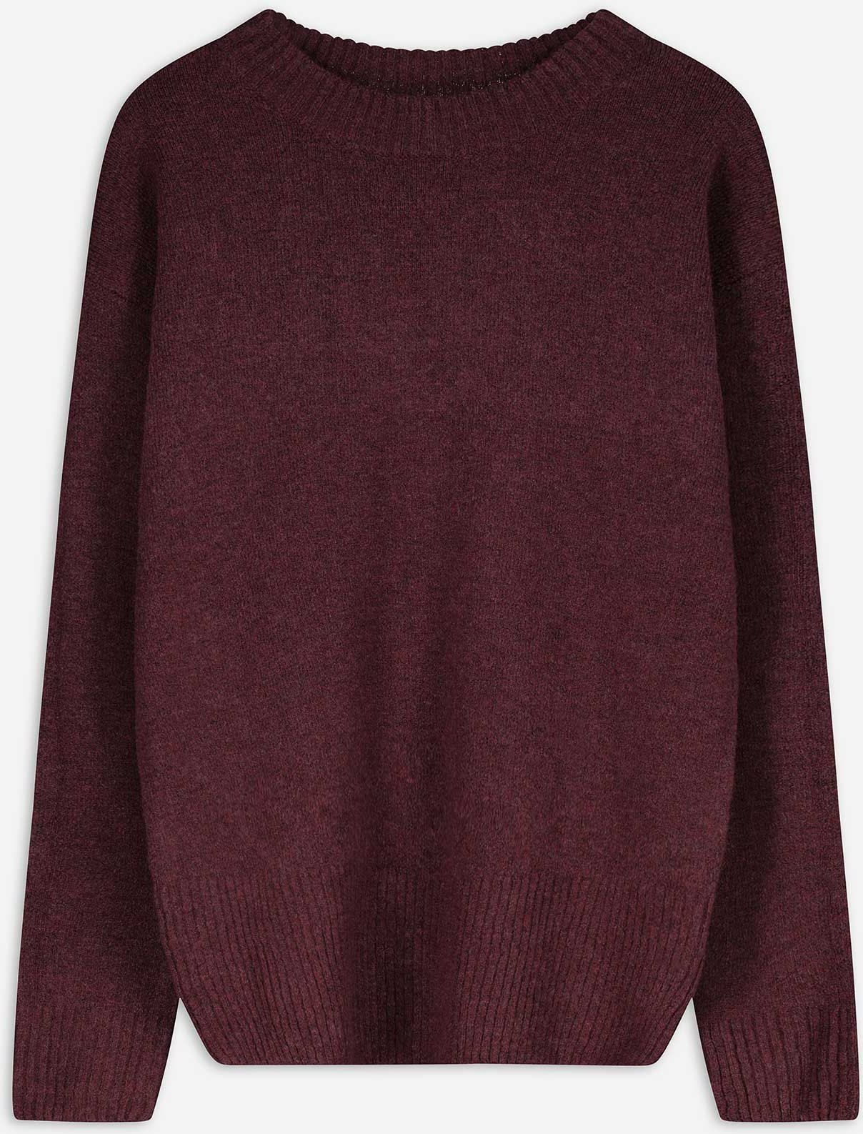 Thumbnail - Pullover - Strick - dunkellila
