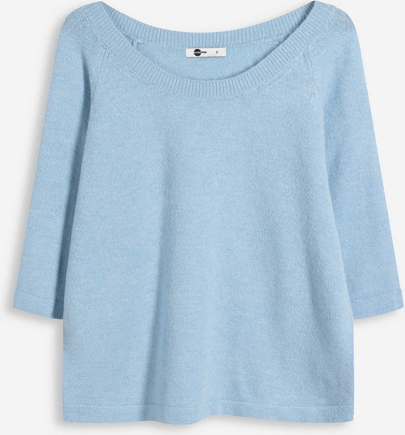 Pullover - Feinstrick - hellblau