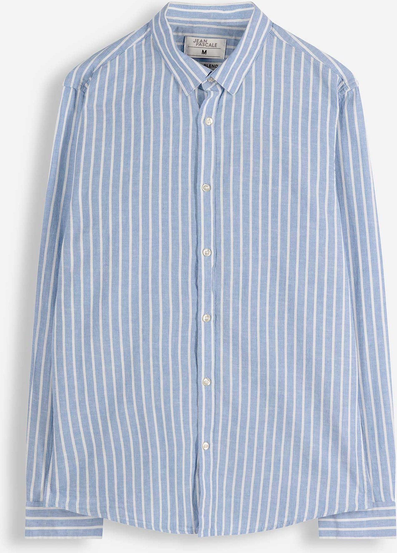 Thumbnail - Hemd - Leinen-Mix - blau