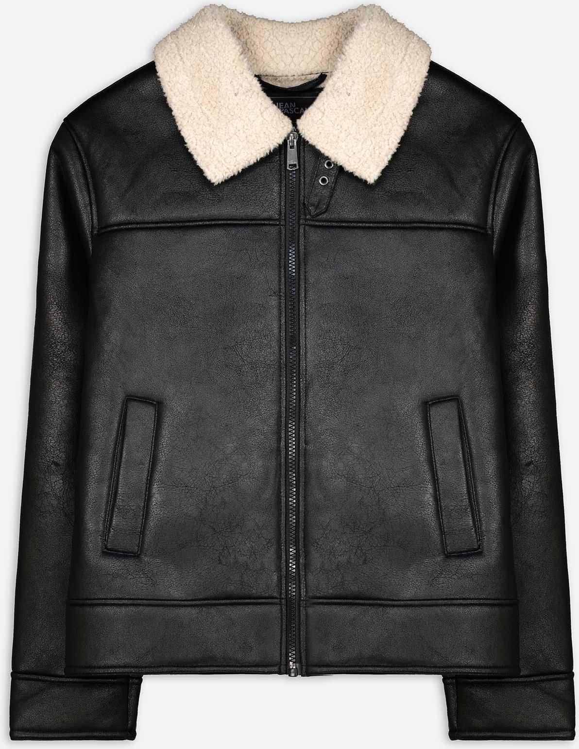 Jacke - einfarbig - schwarz