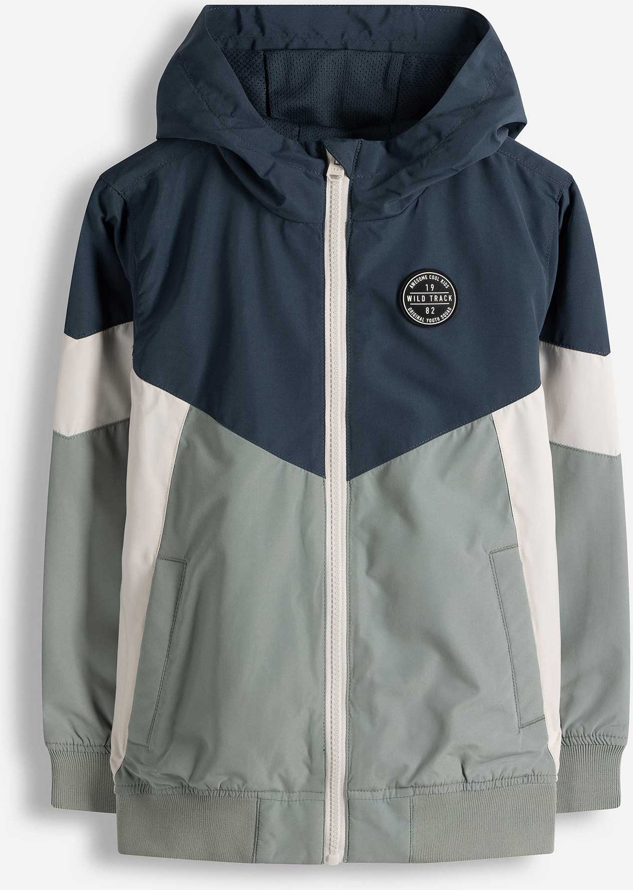 Blouson - Color-Blocking - dunkelblau