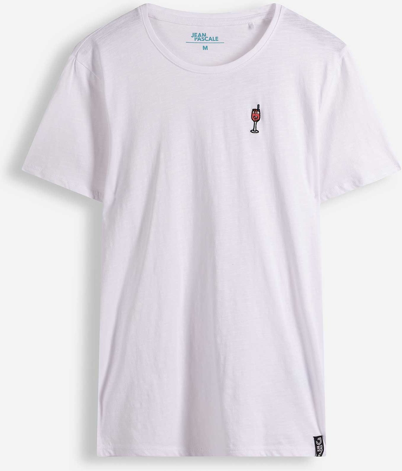 T-Shirt - Stickereien - weiß