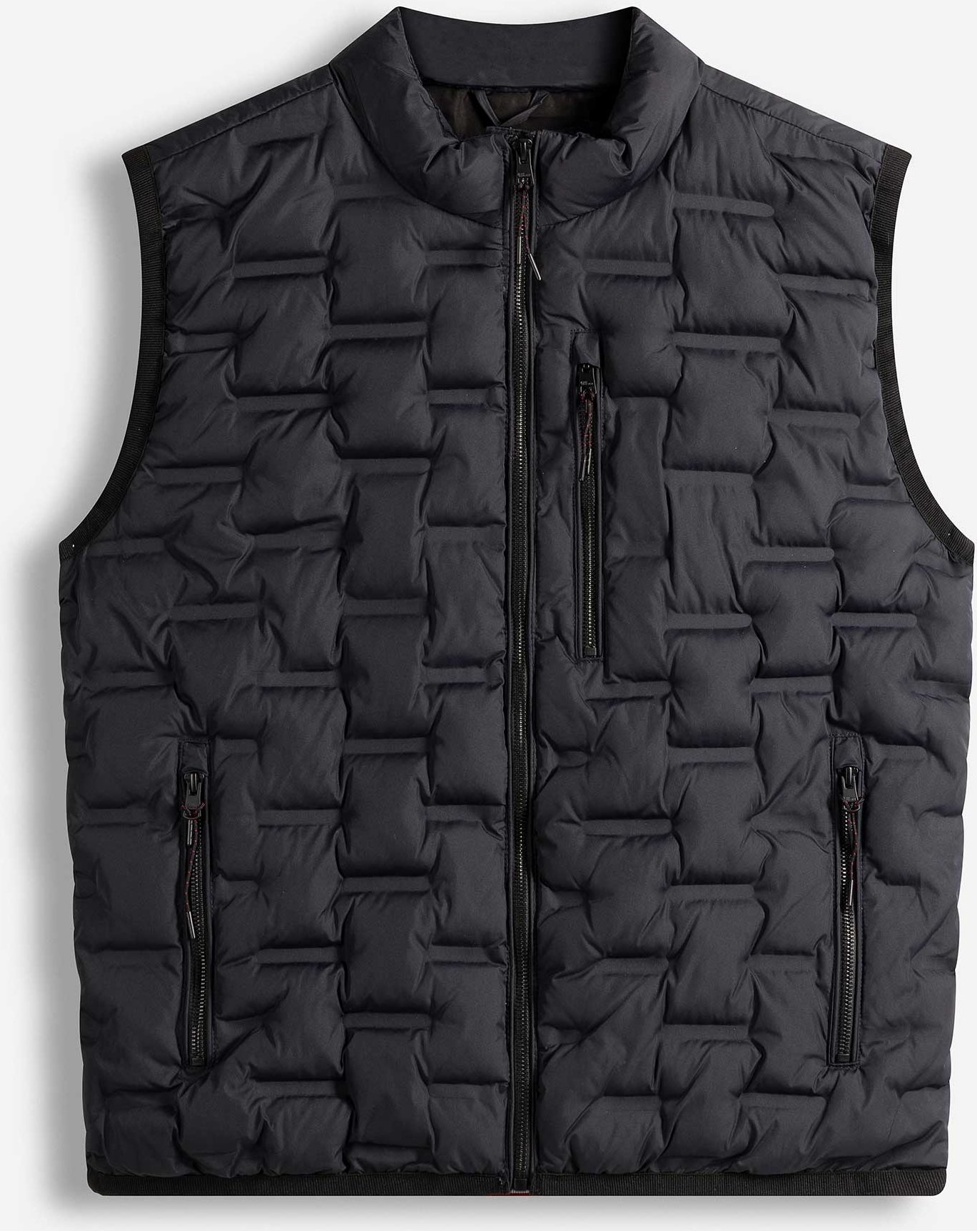 Steppweste - Stehkragen - dunkelblau