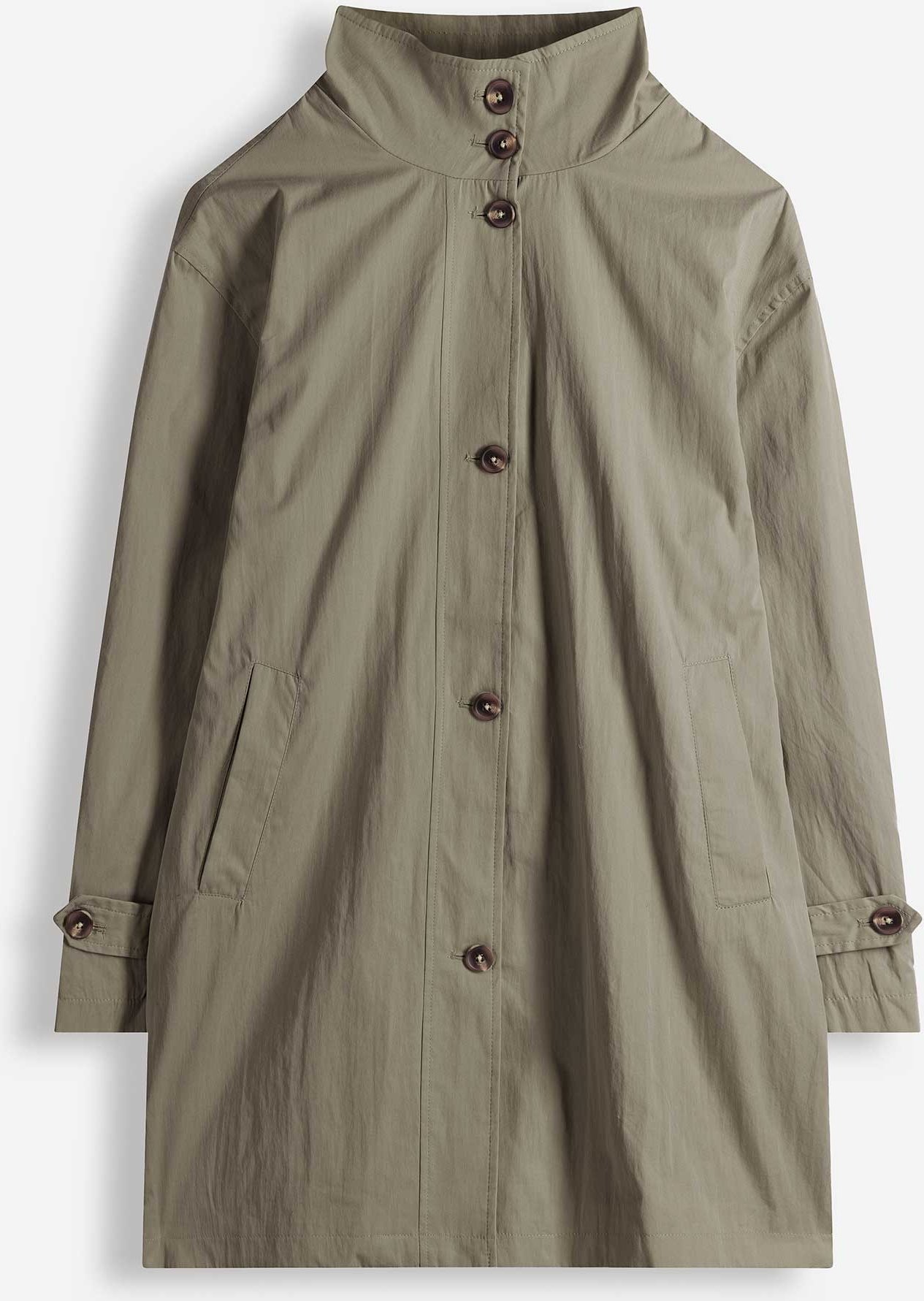 Mantel - Baumwoll-Mix - hellgrün