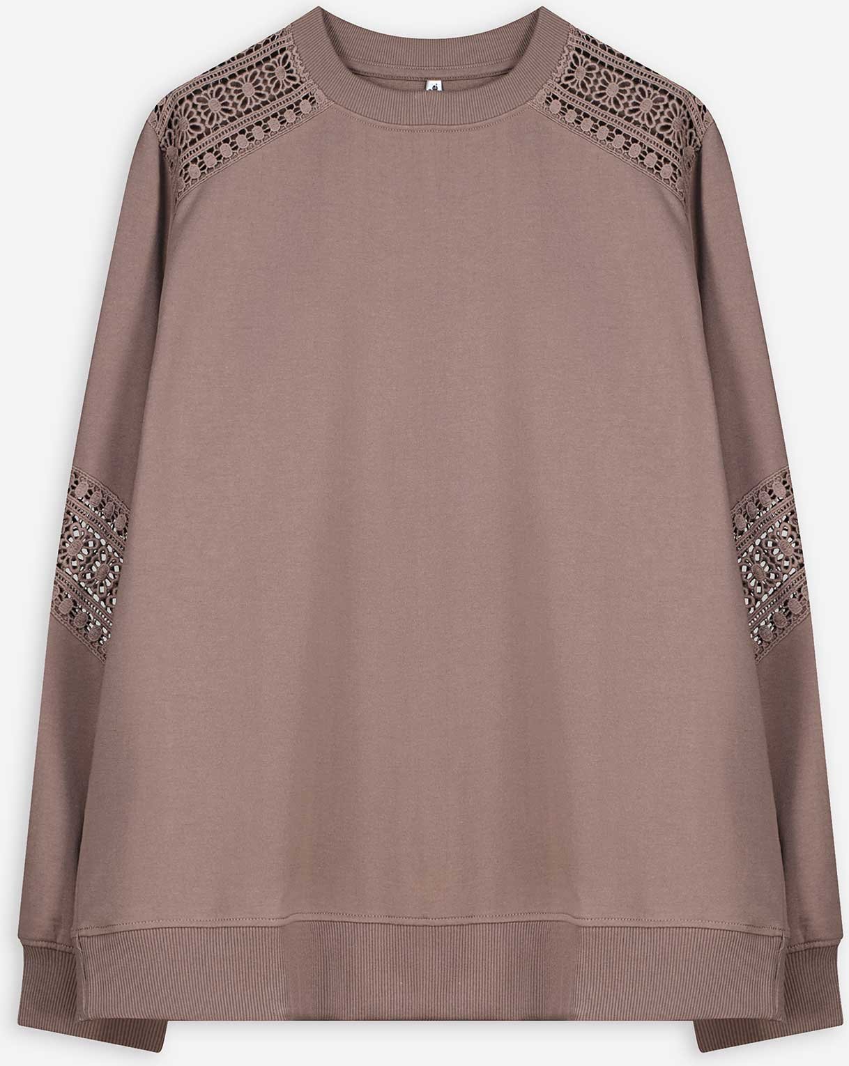 Sweatshirt - Lochspitze - braun