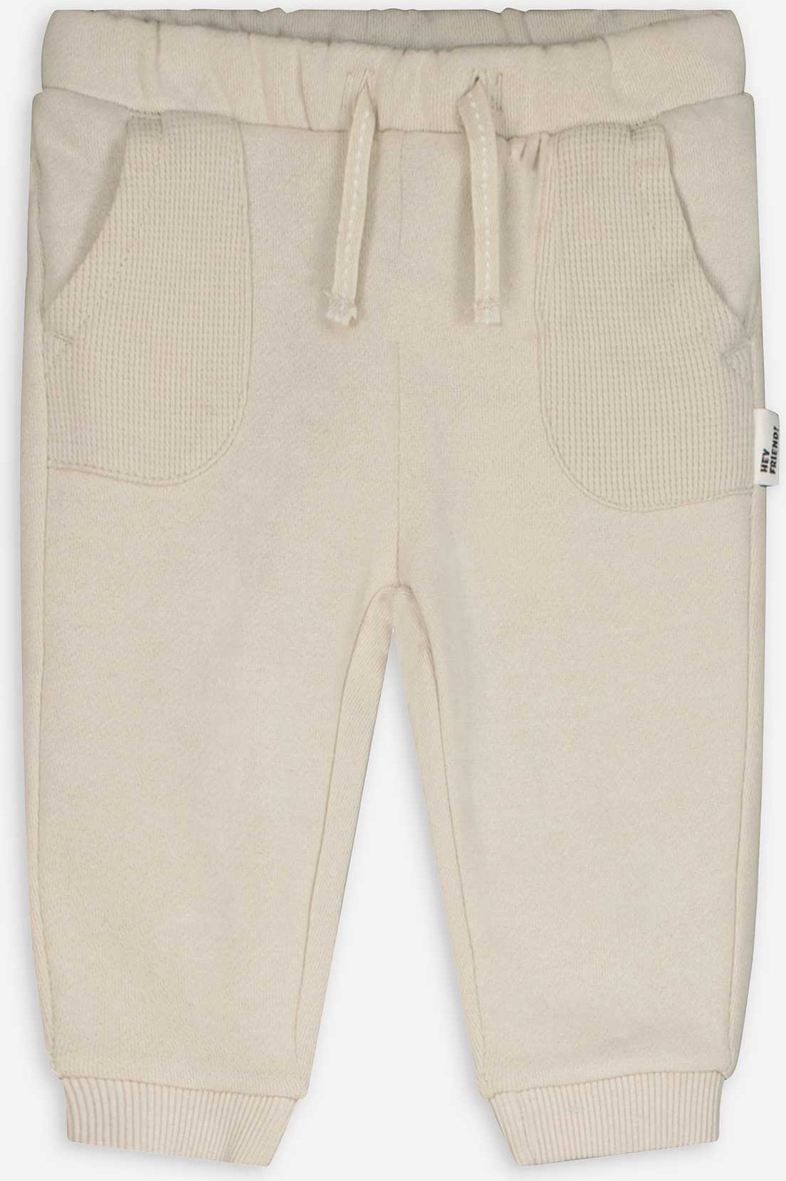 Jogginghose - Waffelstruktur - weiß