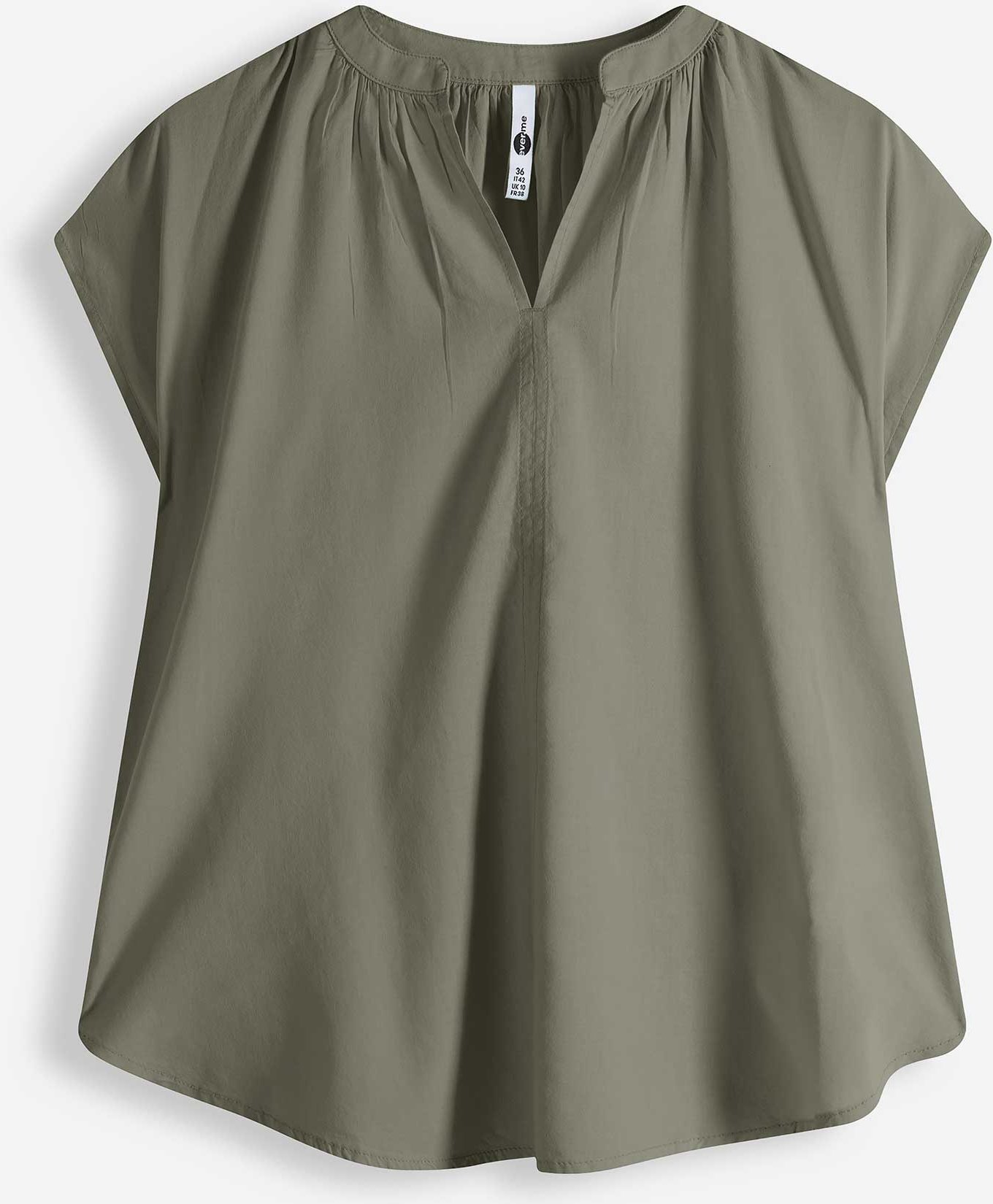 Blusenshirt - einfarbig - grün