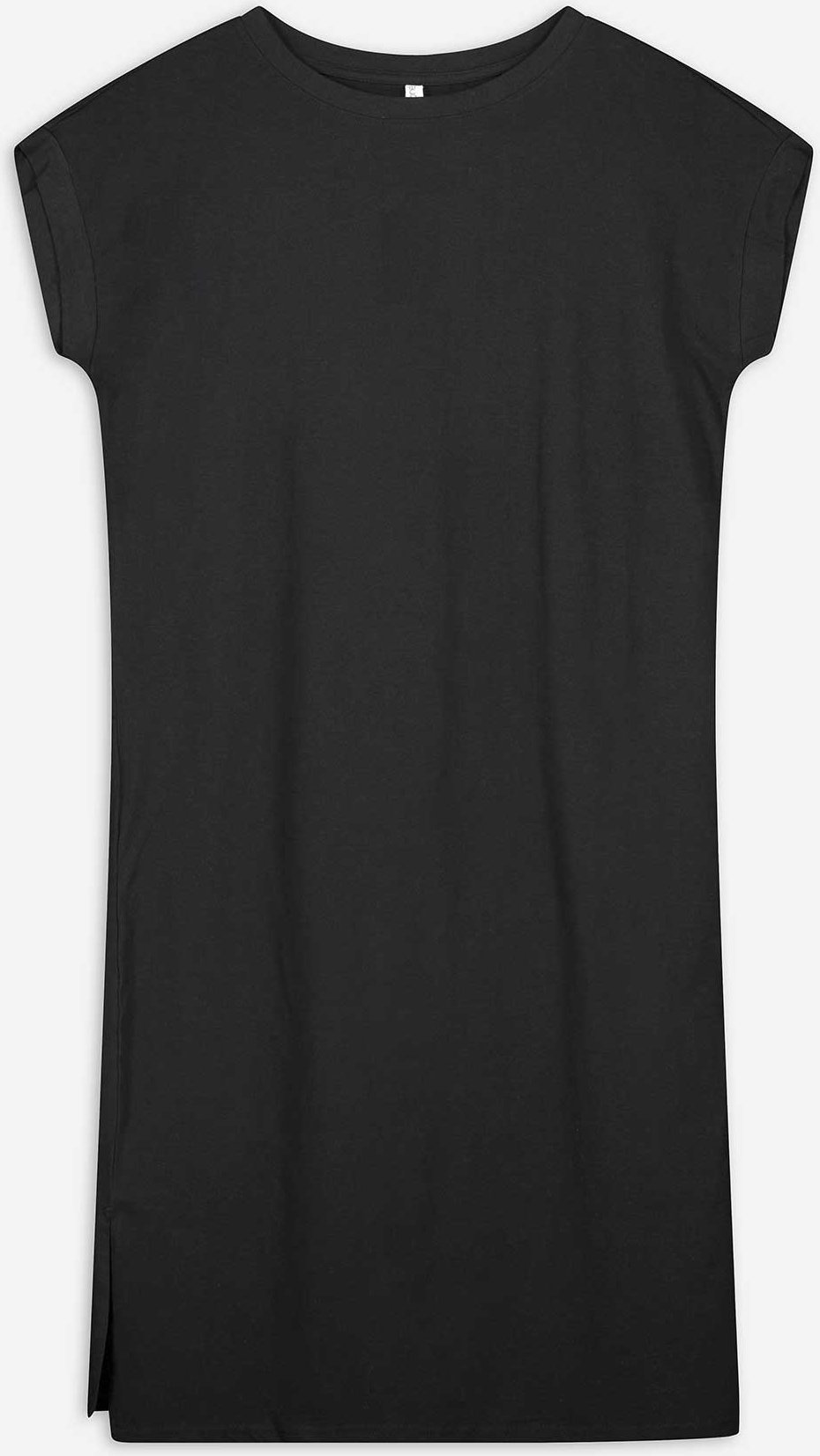 Thumbnail - Kleid - einfarbig - schwarz