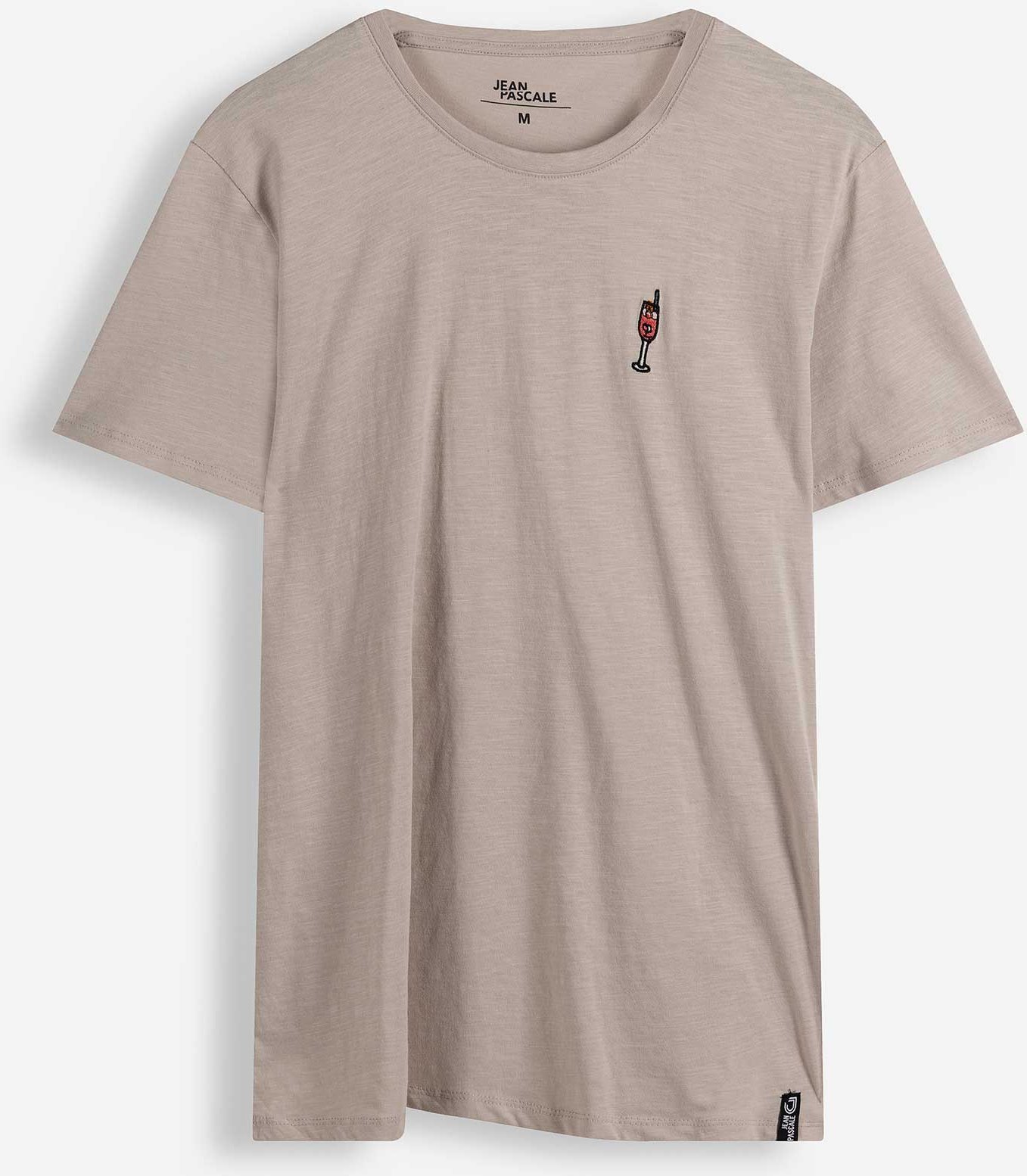 T-Shirt - Stickereien - beige